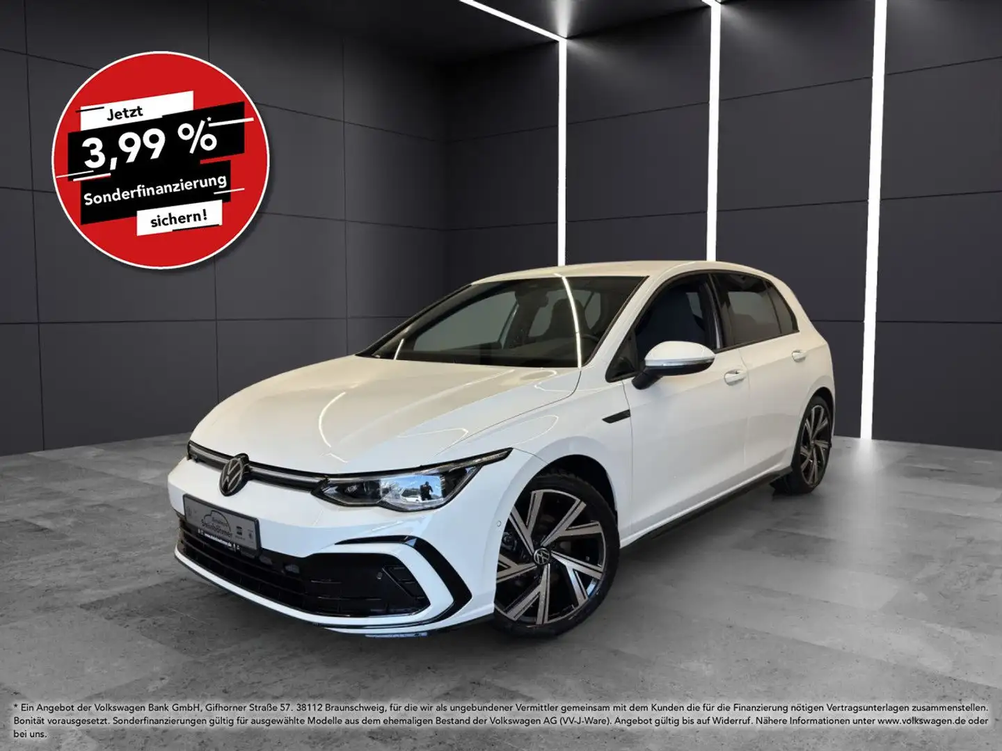 Volkswagen Golf R-Line 2.0TDI DSG IQ.Light NAV Pro AHK ACC Weiß - 1