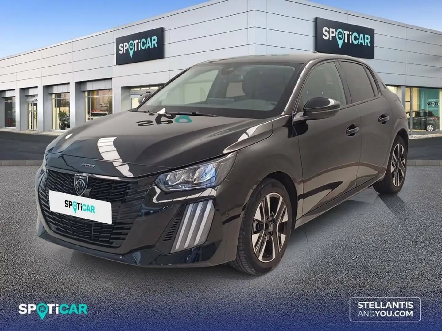 Peugeot 208 Puretech 100 Allure Schwarz - 1