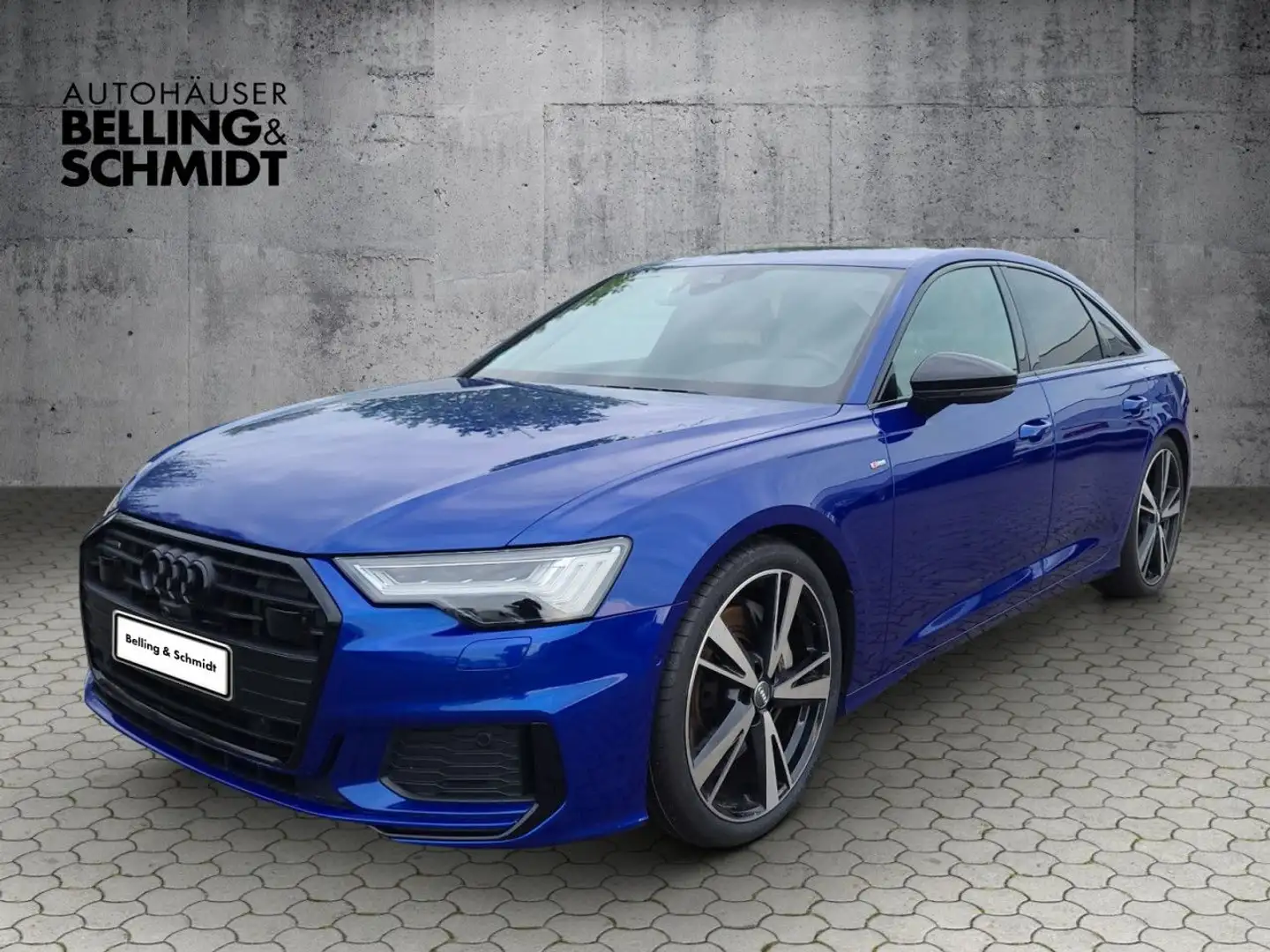 Audi A6 2.0 TFSI quattro Sport B+O Matrix Sportpaket Blau - 1