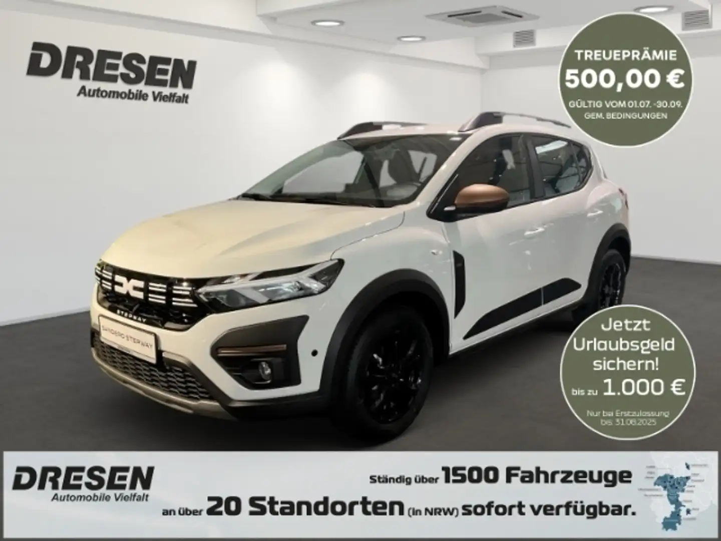 Dacia Sandero III 1.0 TCe 110 Stepway Extreme SITZHEIZUNG NAVI C Blanc - 1