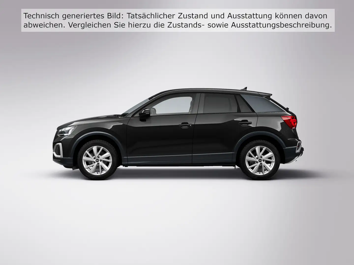 Audi Q2 Advanced 35 TFSI S tr AHK/Matrix/Nav/ASI/Temp Schwarz - 2
