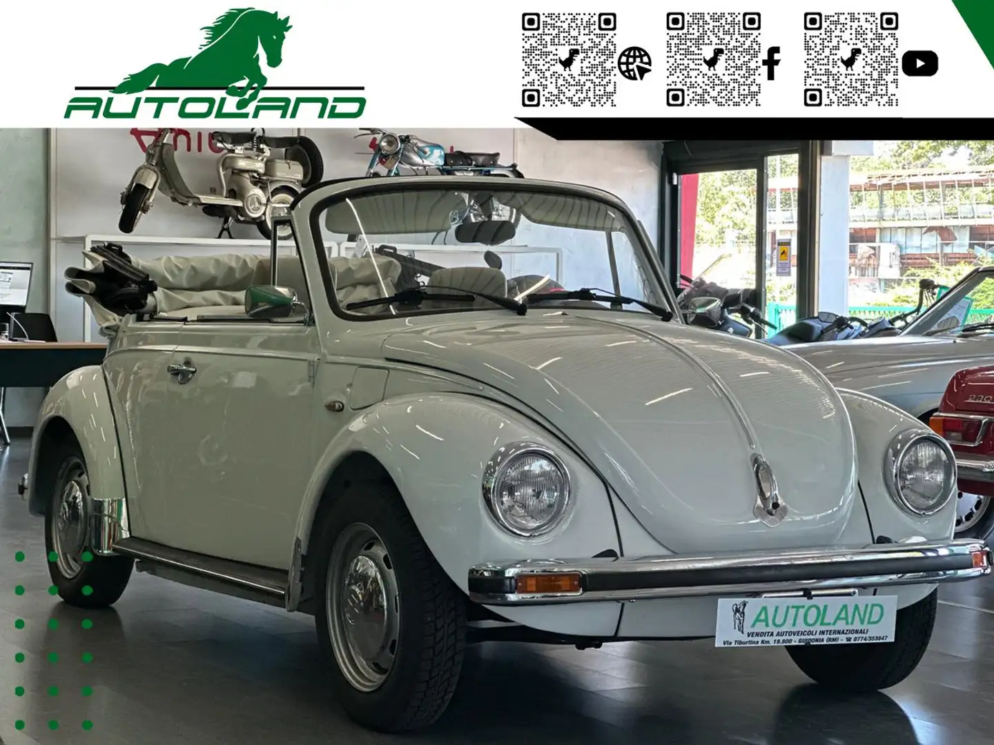 Volkswagen Maggiolino Cabrio*Completamente restaurata Blanc - 2
