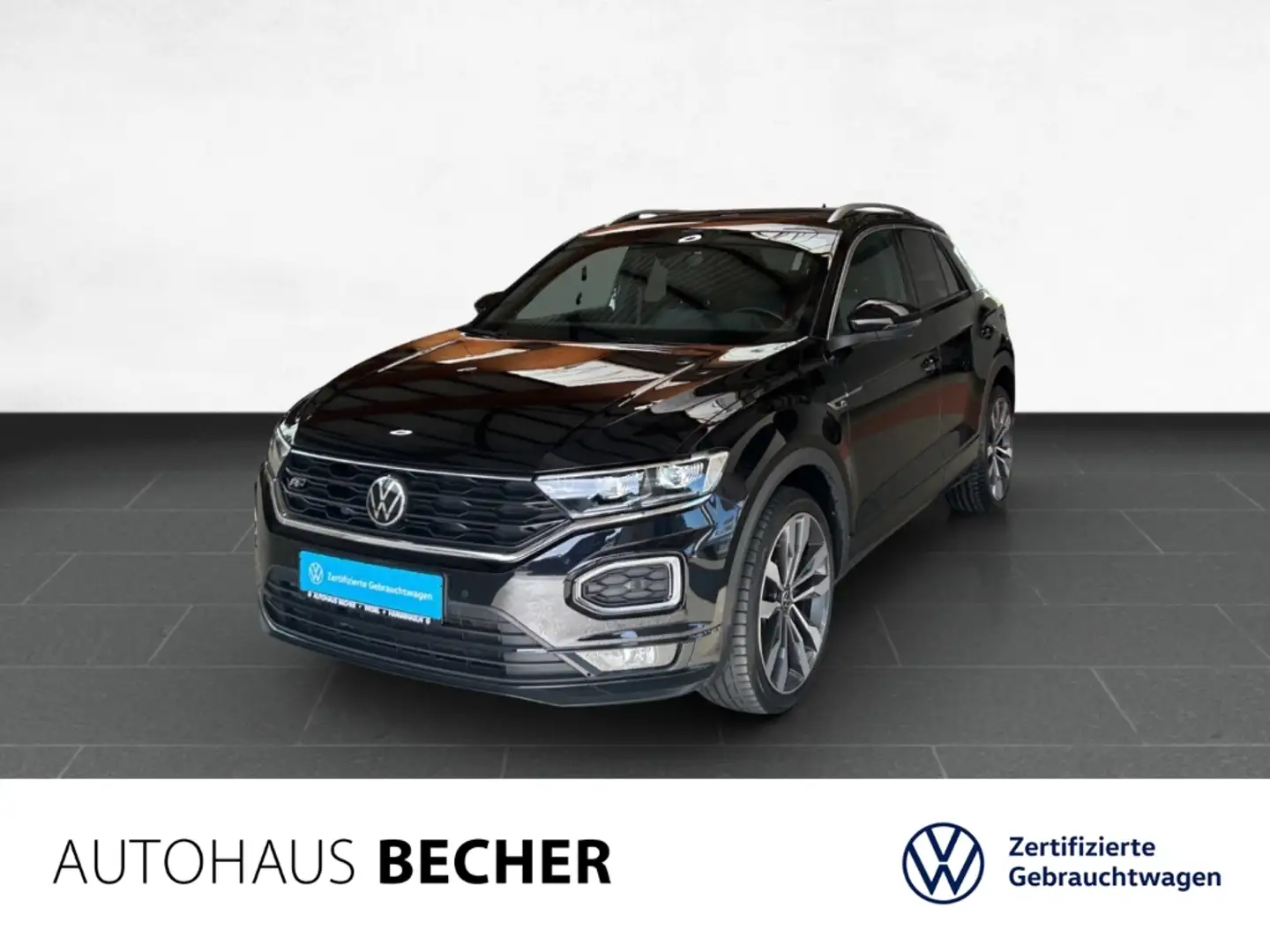 Volkswagen T-Roc 1.5 TSI DSG R-Line /Navi/LED/Pano Schwarz - 1
