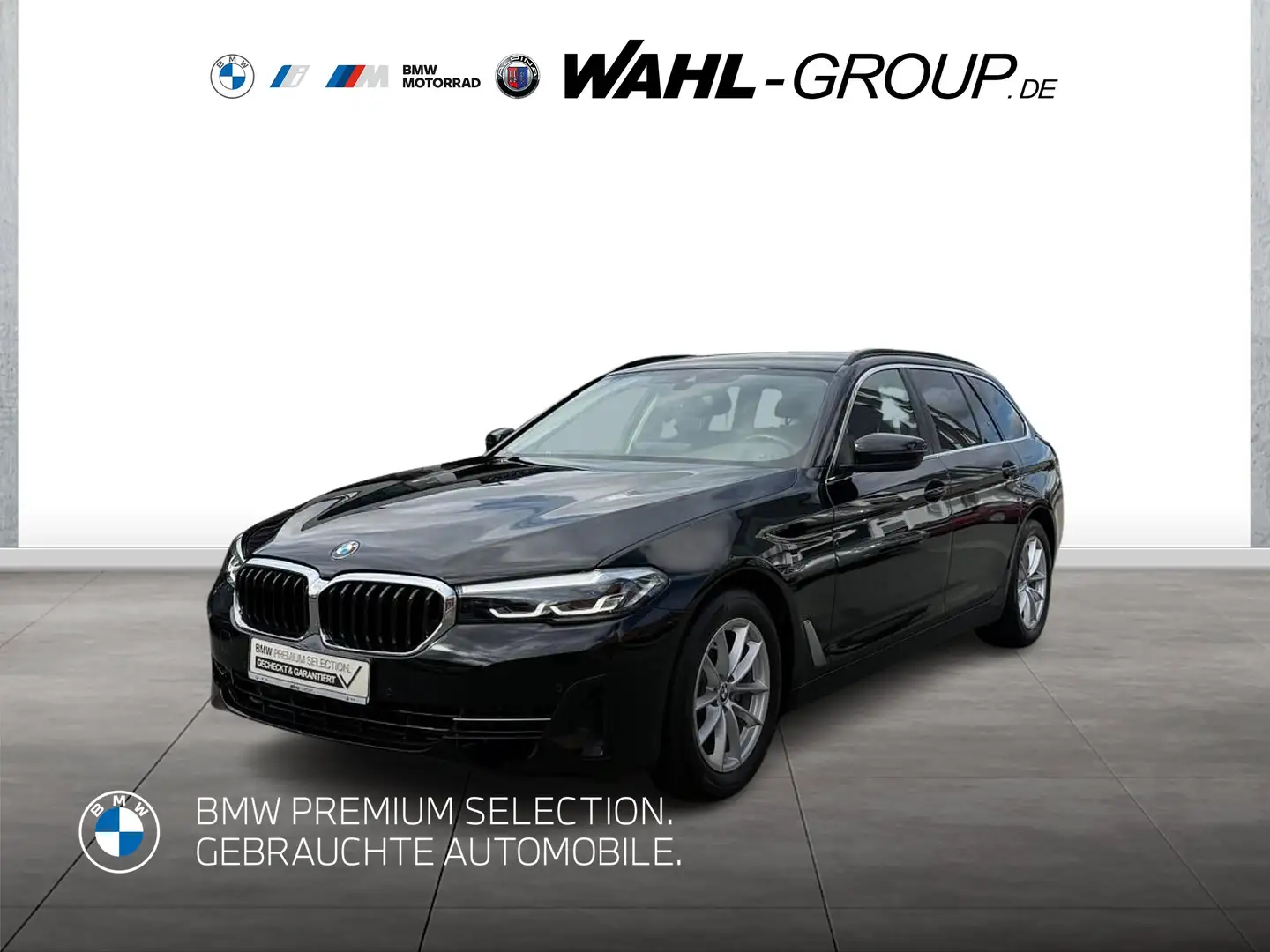BMW 520 d Touring Navi Sport LED PDC SHZ ActiveGuard Nero - 1