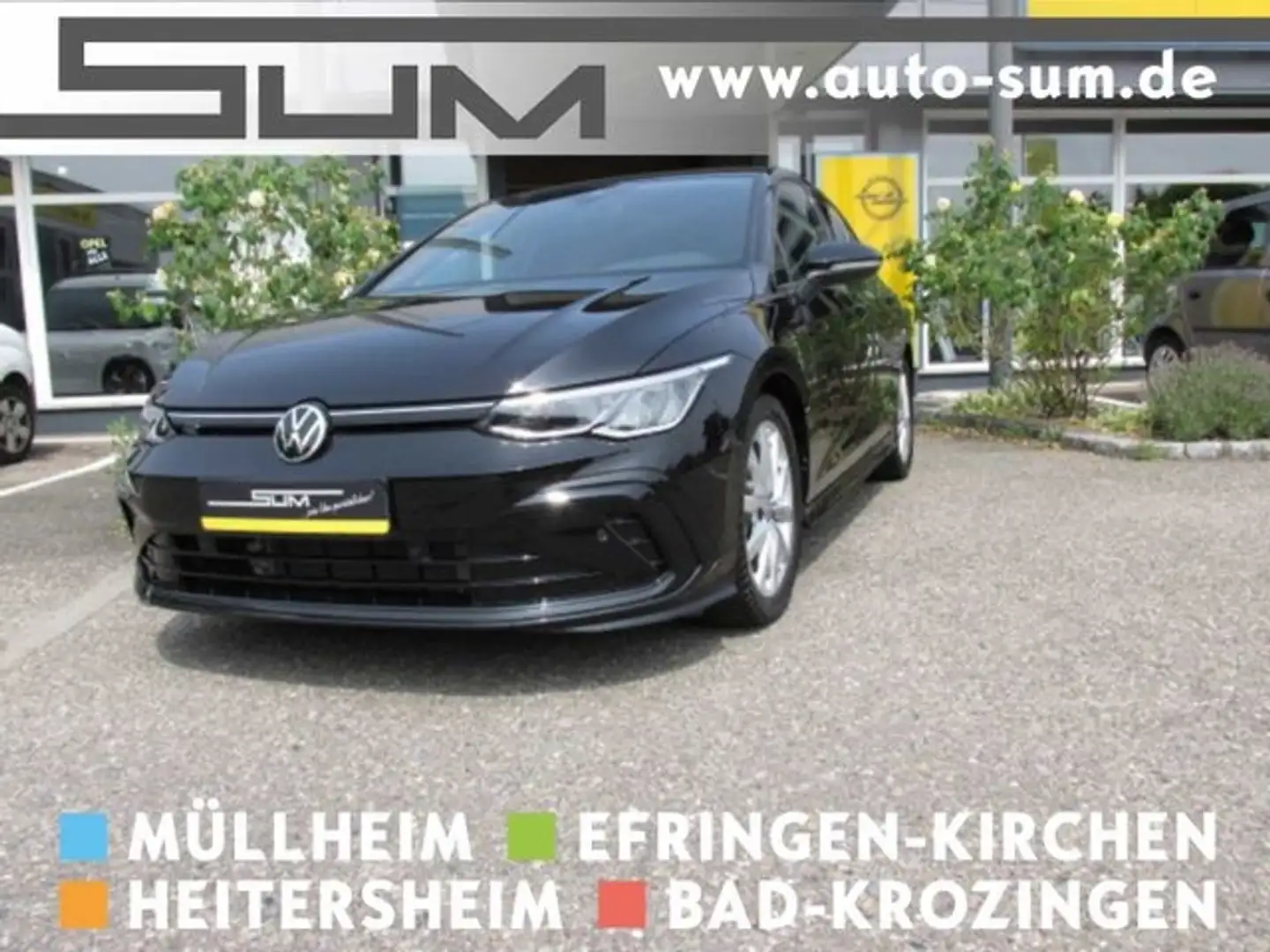 Volkswagen Golf VIII 1.5 TSI R-Line Navi-Frontkam. Noir - 1