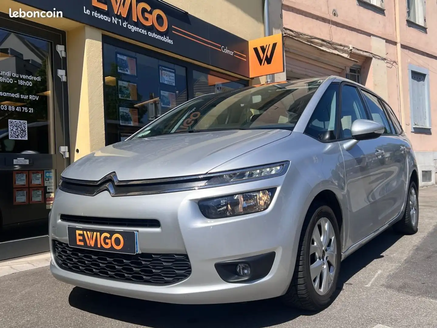 Citroen C4 Picasso grand 1.6 bluehdi 120 buisness-start-stop-courroie ok-7 places-garantie 6 mois Gris - 2