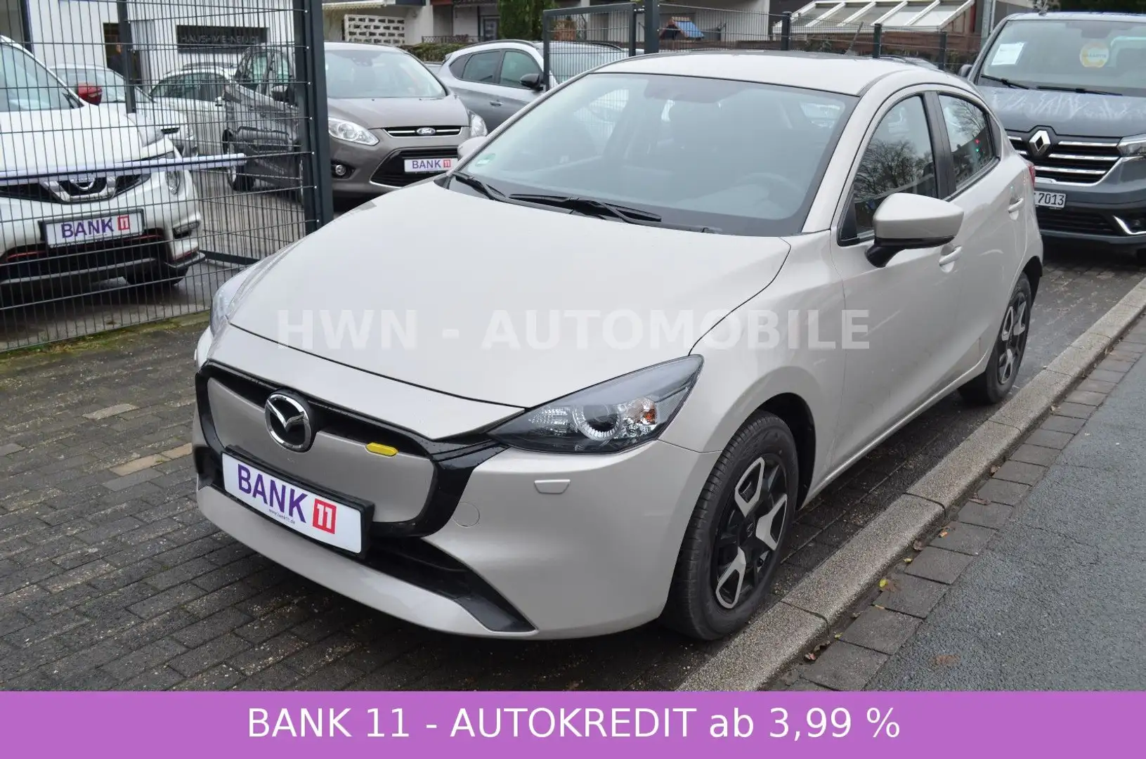 Mazda 2 Lim. Center-Line * AUTOMATIK * LED * 4 TÜRIG * Beige - 2