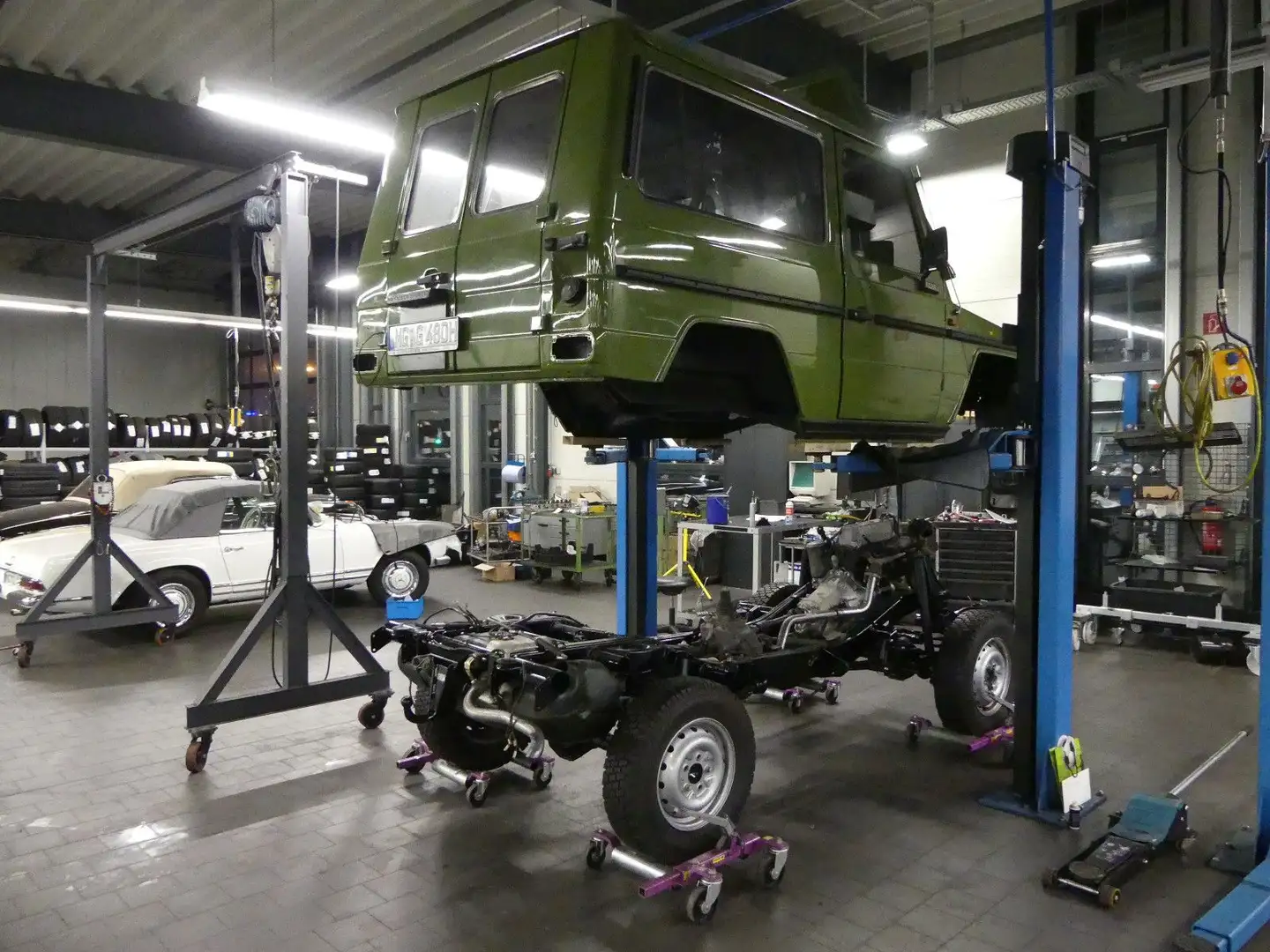 Mercedes-Benz G 240 240 GD Kurz 460.3|Clas.Data|Oldtimer restauriert Verde - 1