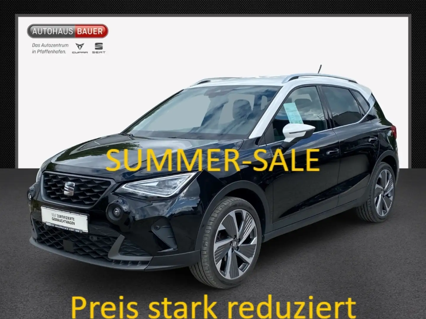 SEAT Arona FR 1.5TSI DSG AUTOM ACC DIGICOCKPIT VOLLED FULLLIN Negro - 1