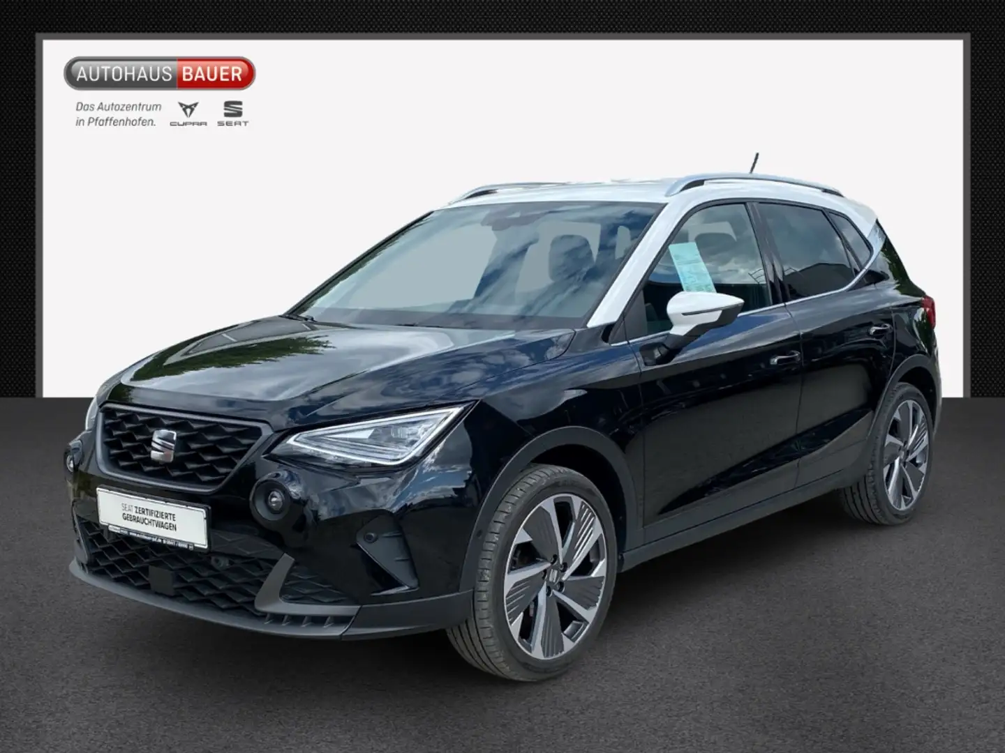 SEAT Arona FR 1.5TSI DSG AUTOM ACC DIGICOCKPIT VOLLED FULLLIN Noir - 1