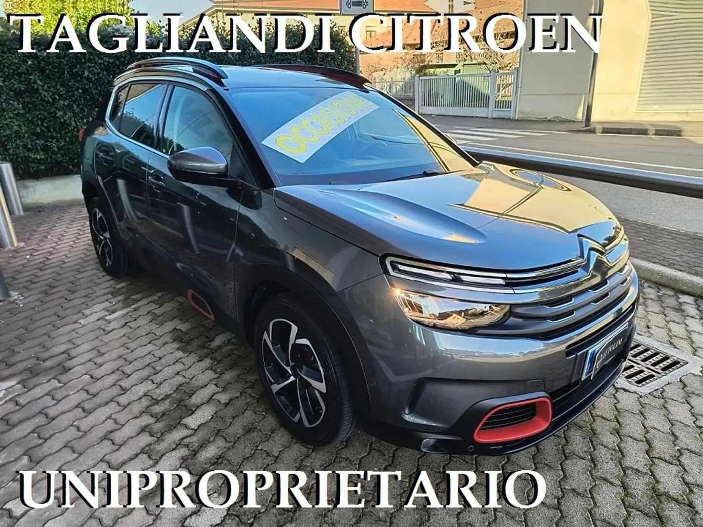 Citroen C5 Aircross 1.2 puretech Shine UNIPPROP. Tagliandi e Dist. ok Grigio - 1