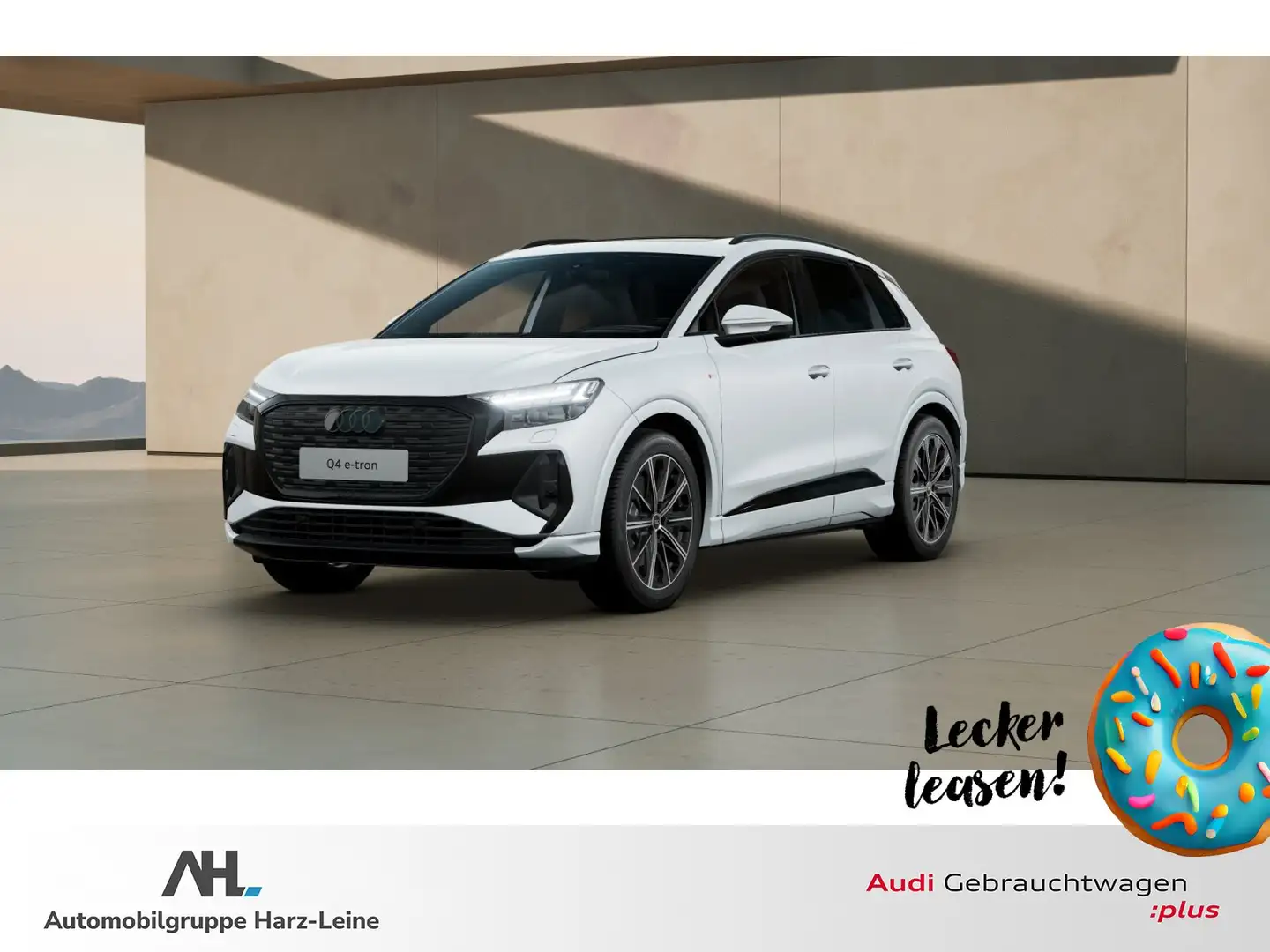 Audi Q4 e-tron 45 e-tron S-line, Pano,Matrix,SONOS,ACC, Weiß - 1