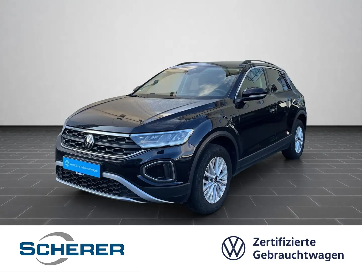 Volkswagen T-Roc T-ROC LIFE 1.0TSI 6-GANG NAVI SHZ REAR VIEW ACC Noir - 1