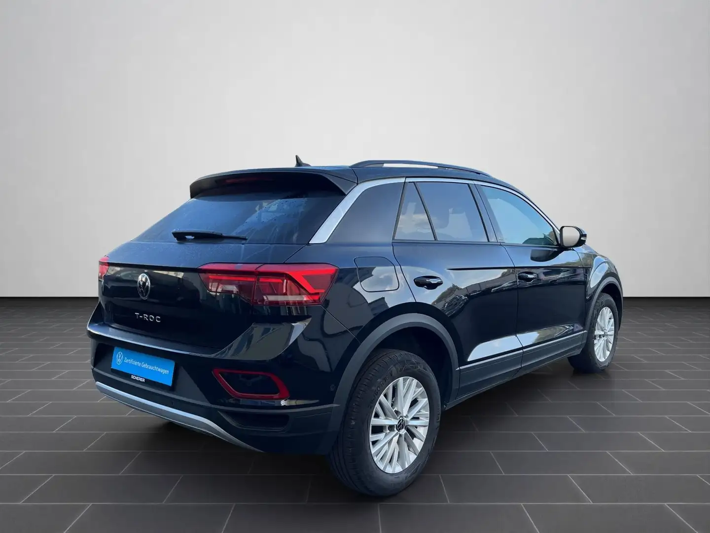 Volkswagen T-Roc T-ROC LIFE 1.0TSI 6-GANG NAVI SHZ REAR VIEW ACC Schwarz - 2