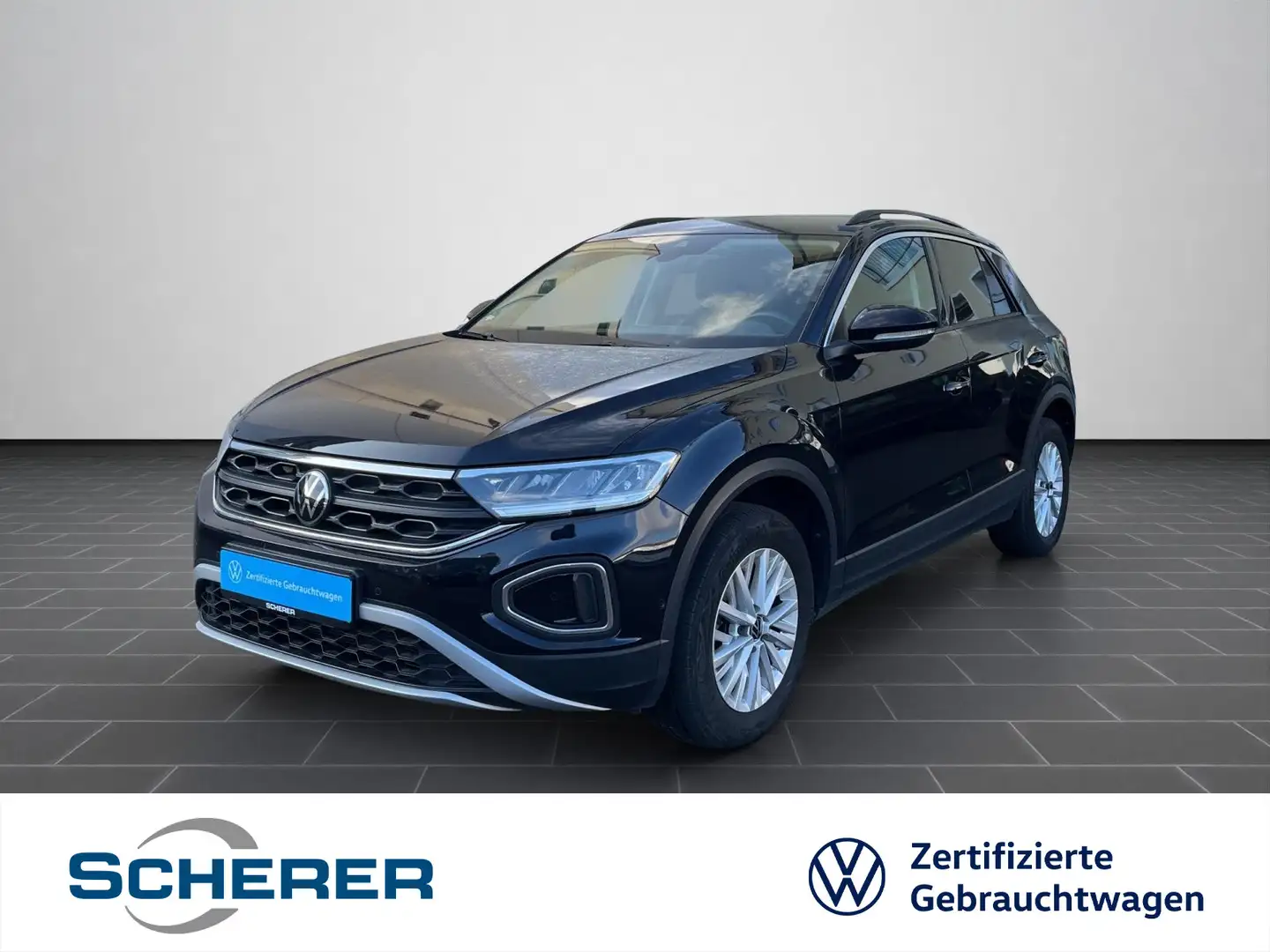 Volkswagen T-Roc T-ROC LIFE 1.0TSI 6-GANG NAVI SHZ REAR VIEW ACC Schwarz - 1