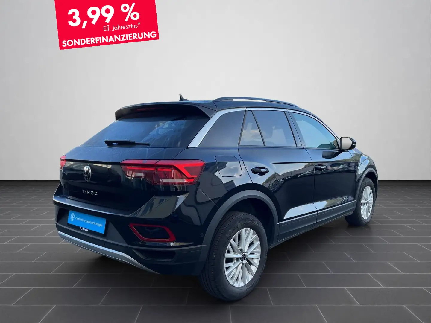 Volkswagen T-Roc T-ROC LIFE 1.0TSI 6-GANG NAVI SHZ REAR VIEW ACC Noir - 2