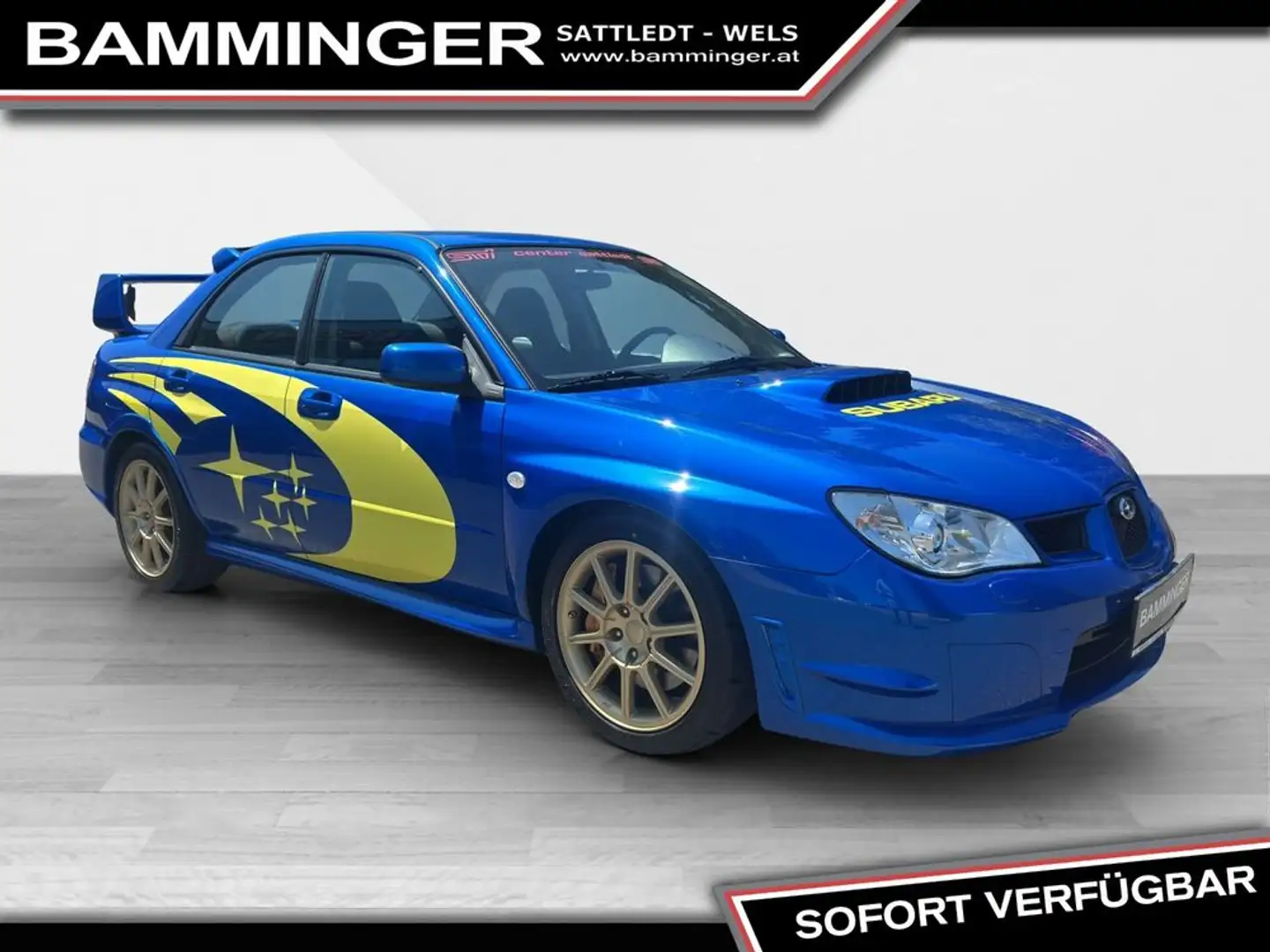 Subaru Impreza WRX 2,5 STI 4WD ''Originalzustand'' Blauw - 1