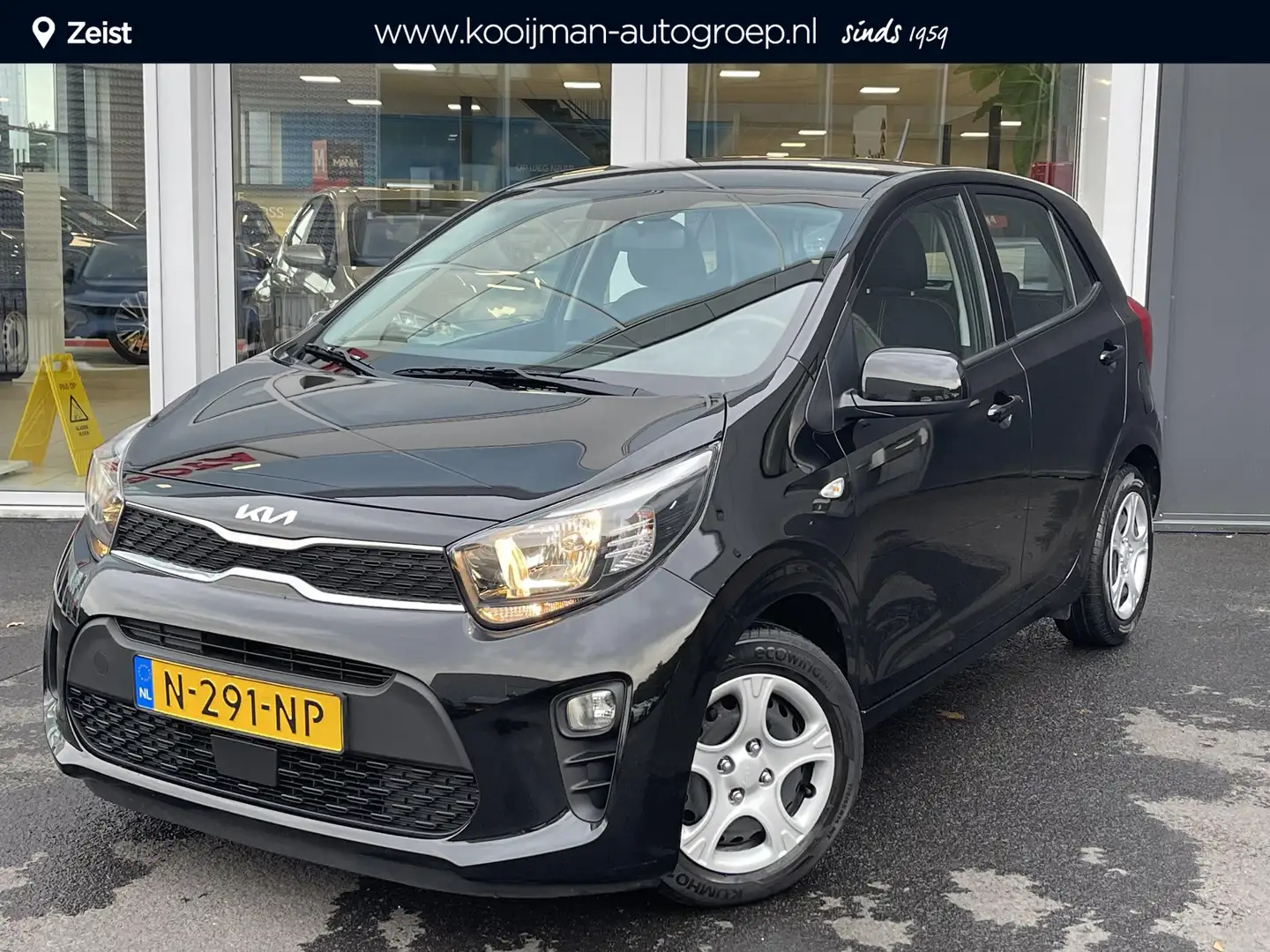 Kia Picanto 1.0 DPi ComfortLine Cruise control | Airco | Centr Noir - 1