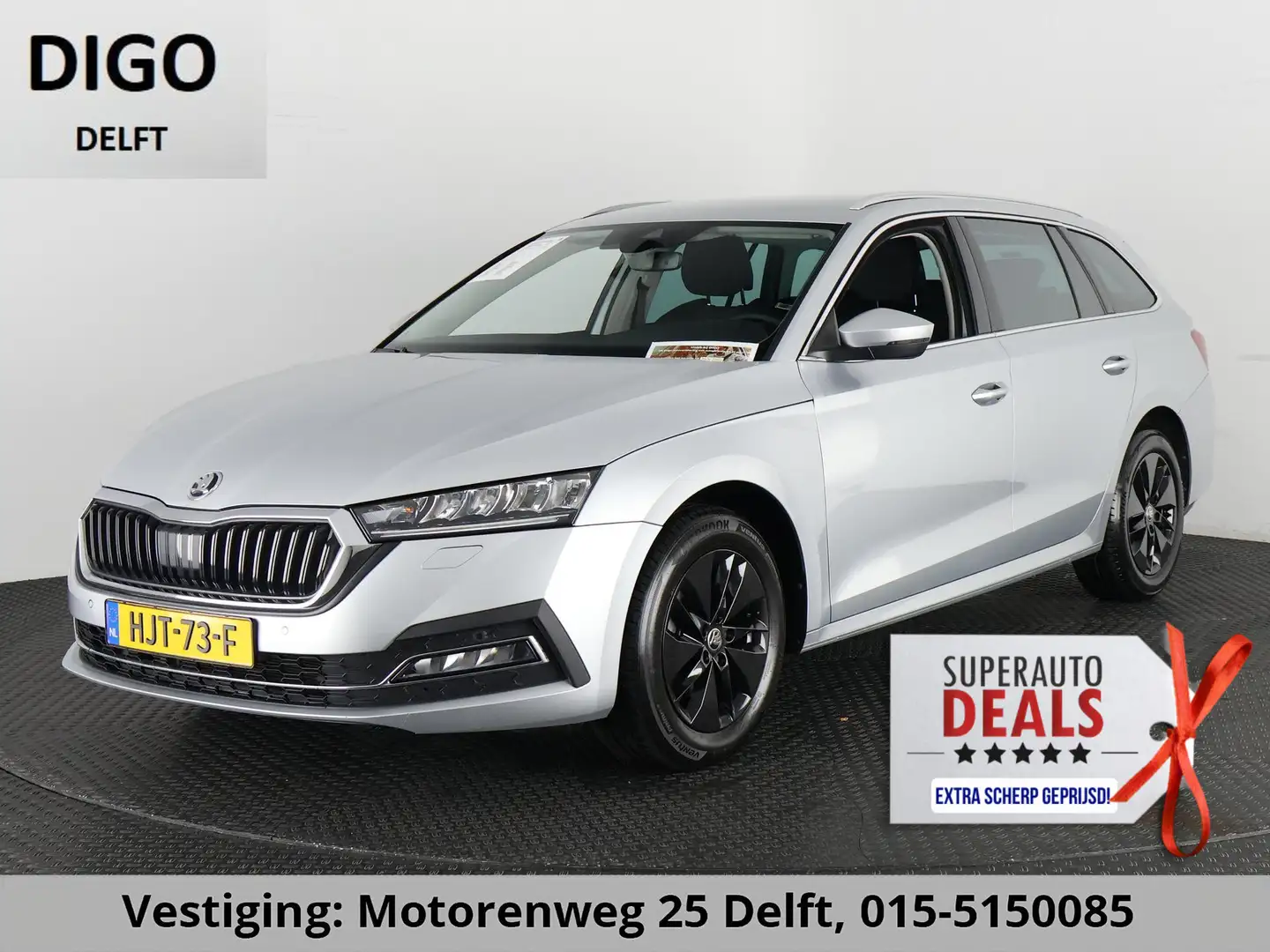 Skoda Octavia Combi 1.0 TSI BUSINESS BLACKLINE GARANTIE TOT 7-20 Grijs - 1