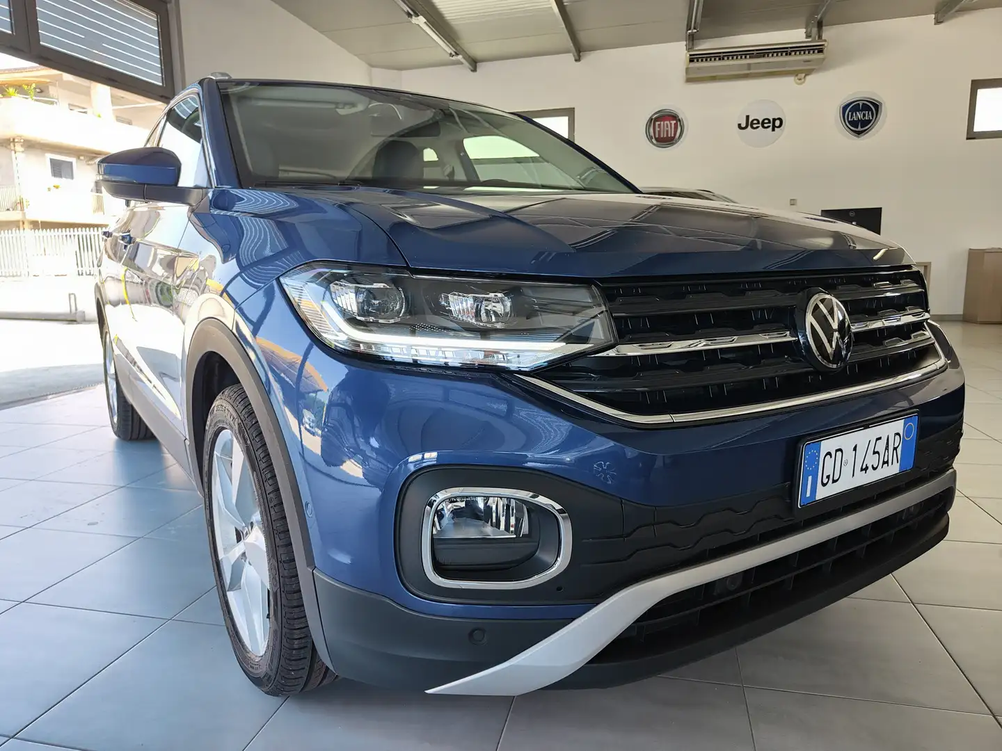 Volkswagen T-Cross T-Cross 1.6 tdi Advanced 95cv dsg Blauw - 2