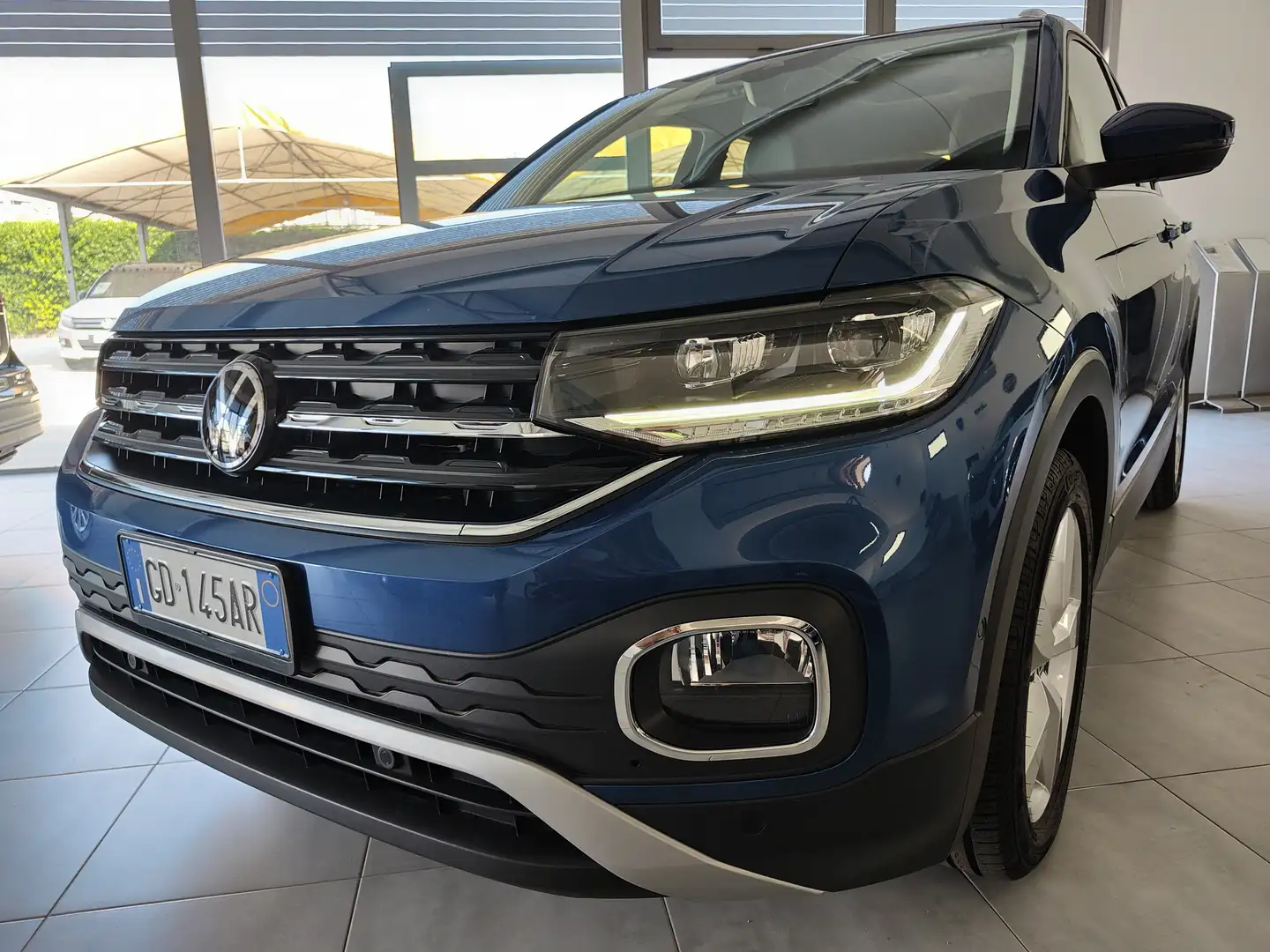 Volkswagen T-Cross T-Cross 1.6 tdi Advanced 95cv dsg Blauw - 1