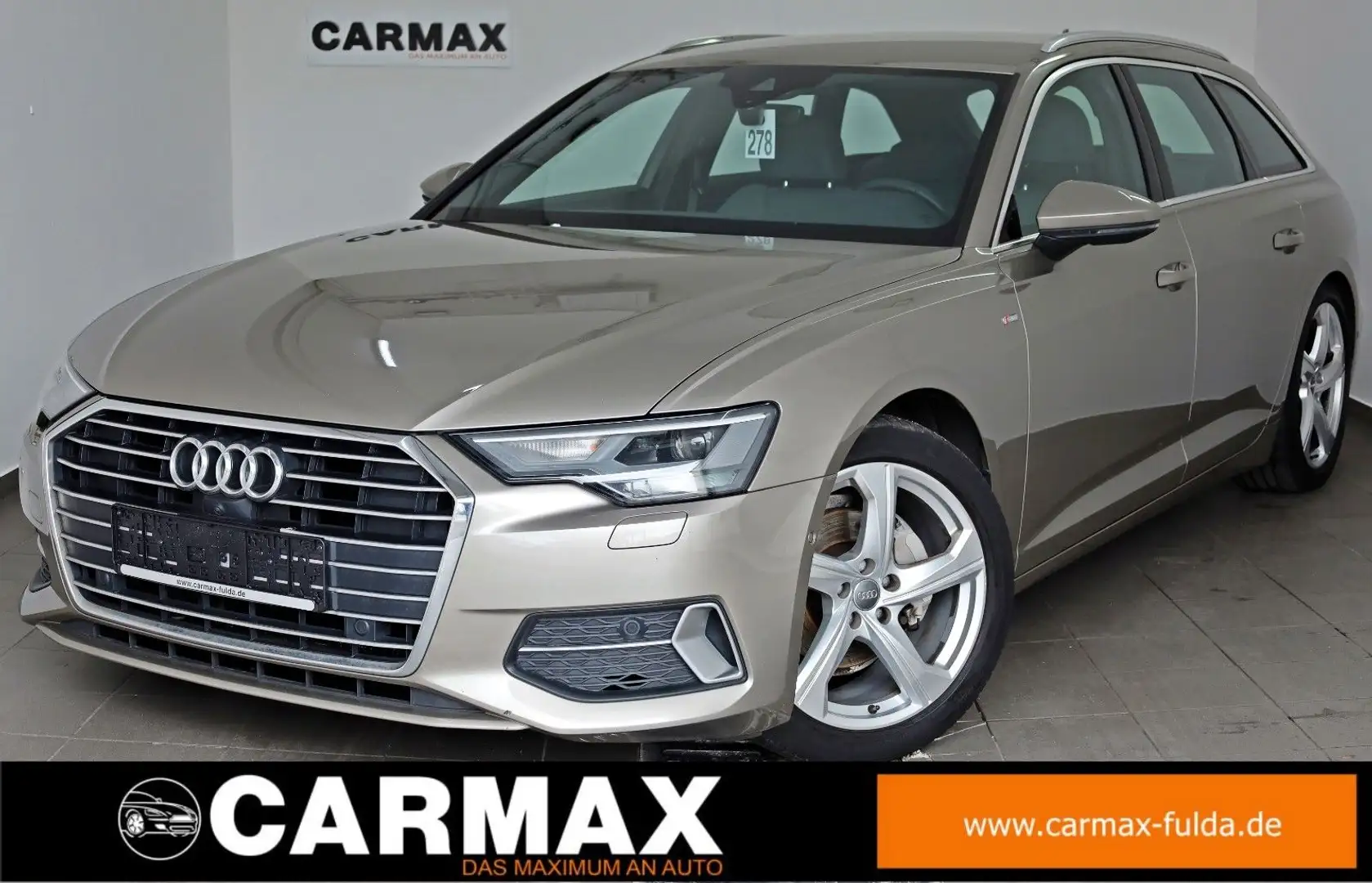 Audi A6 Avant 40TDI S line,Leder,Navi,LED,360°Kam.AHK Beige - 1