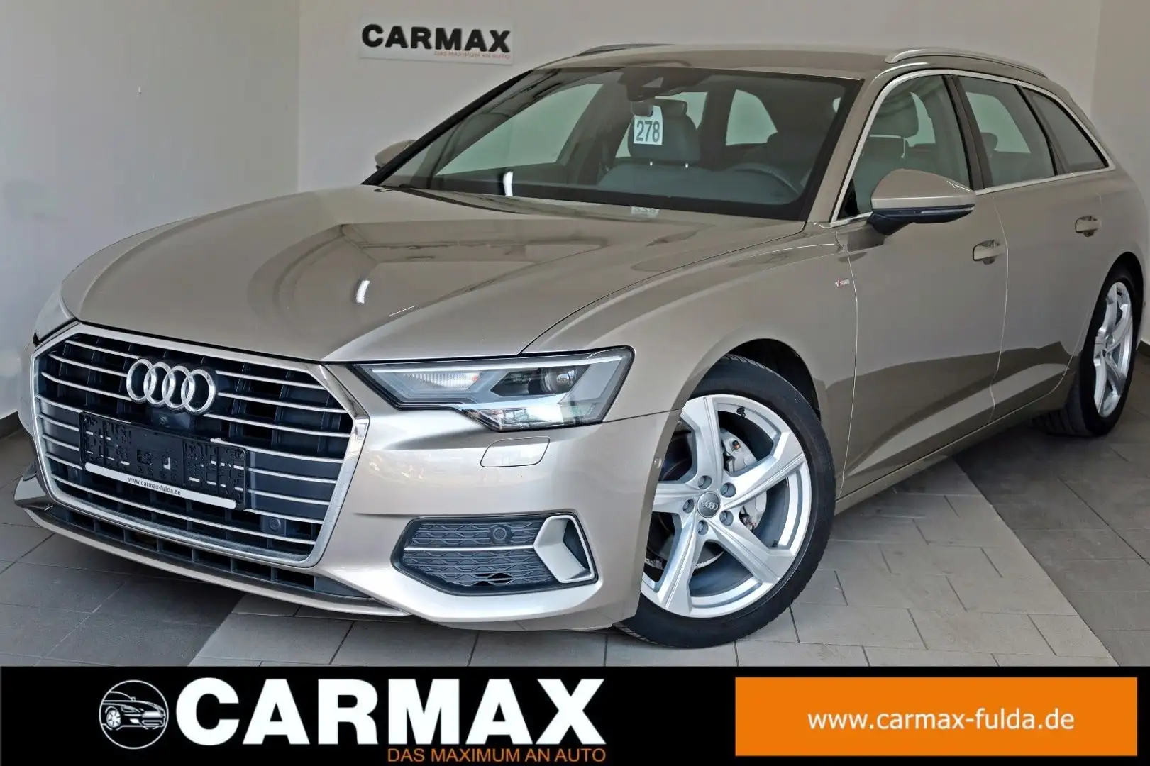 Audi A6 Avant 40TDI S line,Leder,Navi,LED,360°Kam.AHK Beżowy - 1