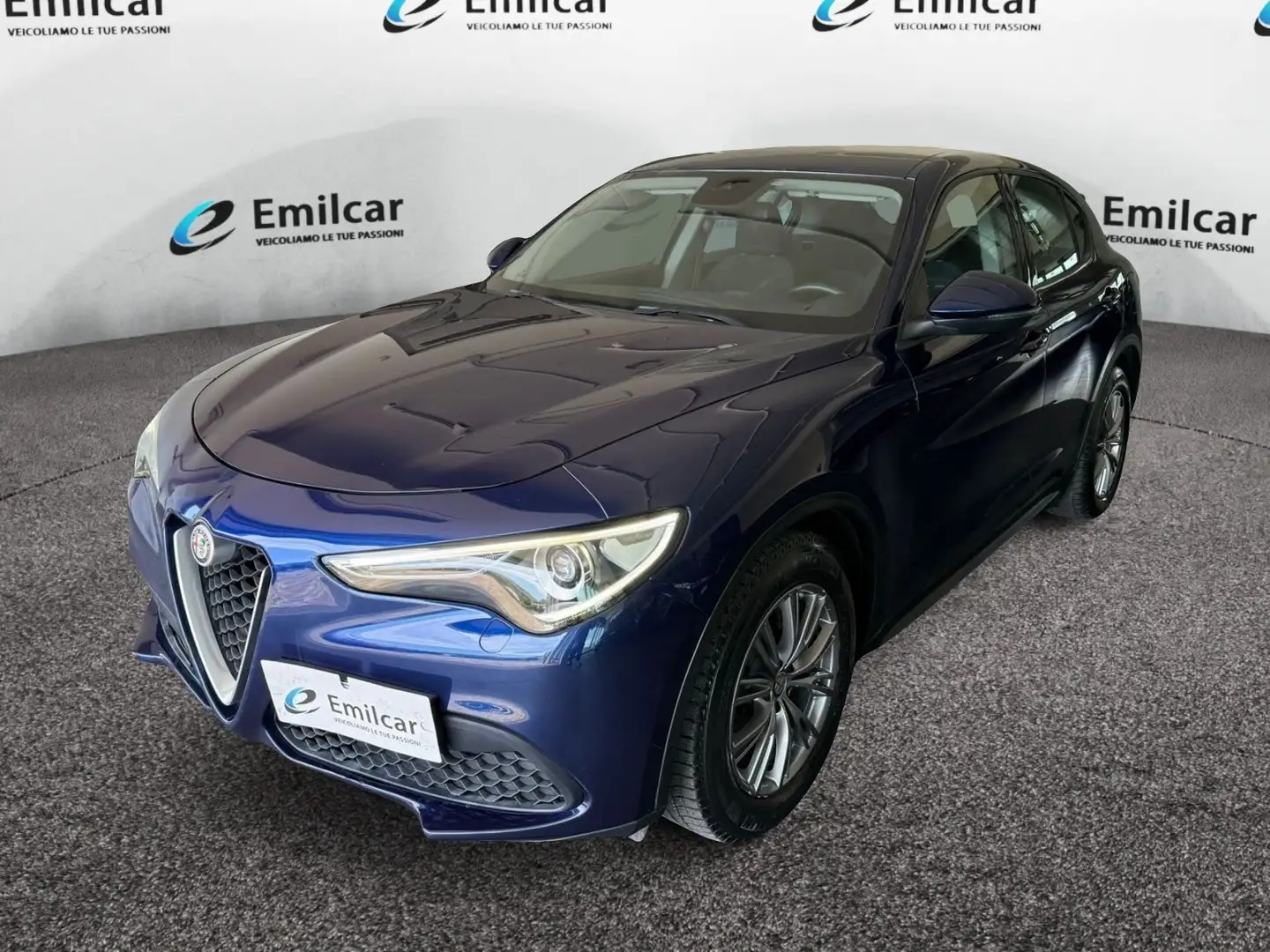 Alfa Romeo Stelvio 2.2 Turbo Business Blu/Azzurro - 1