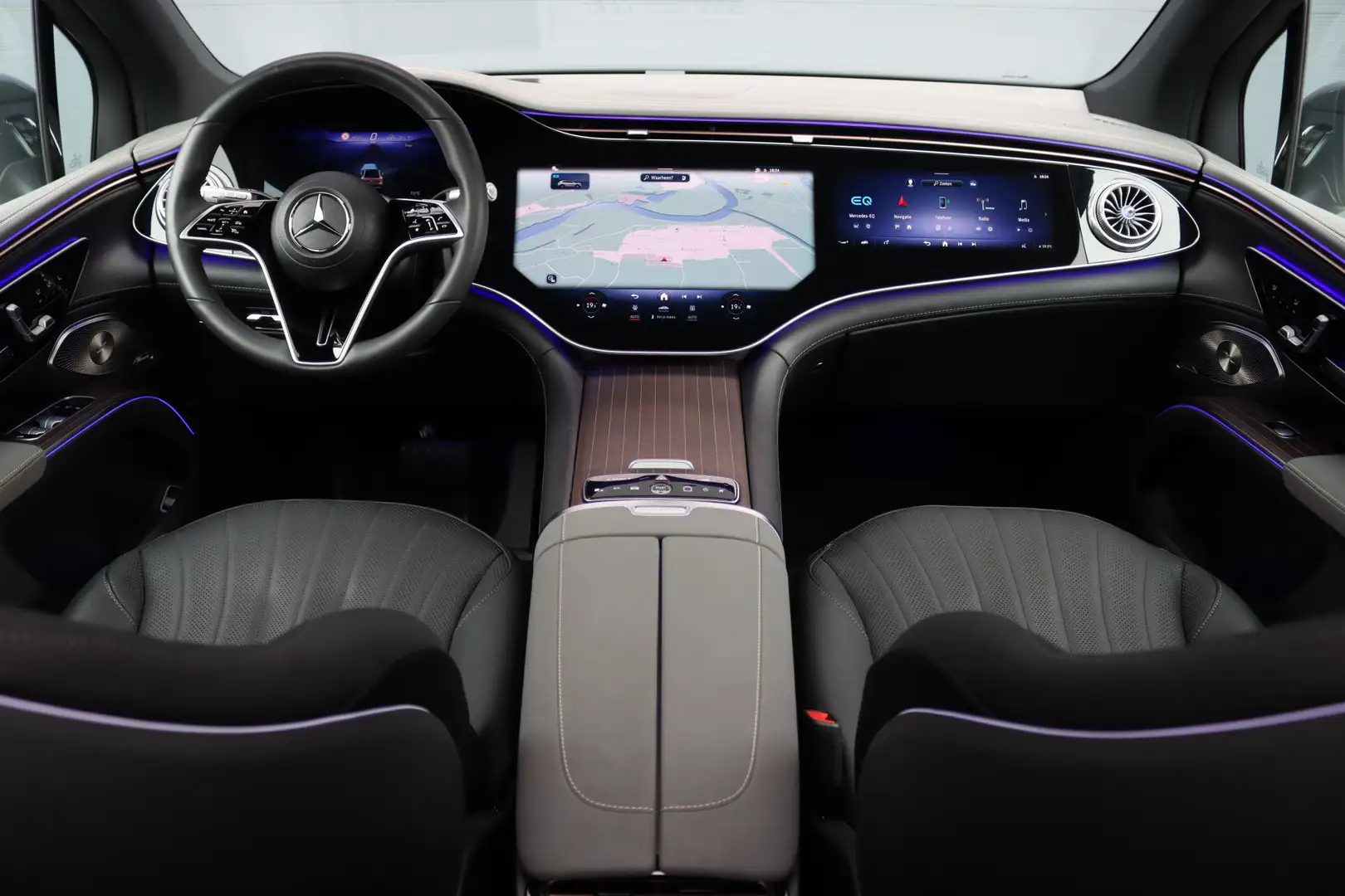 Mercedes-Benz EQS SUV 500 4MATIC Luxury Line 108 kWh | Luchtvering | Hyp Blau - 2