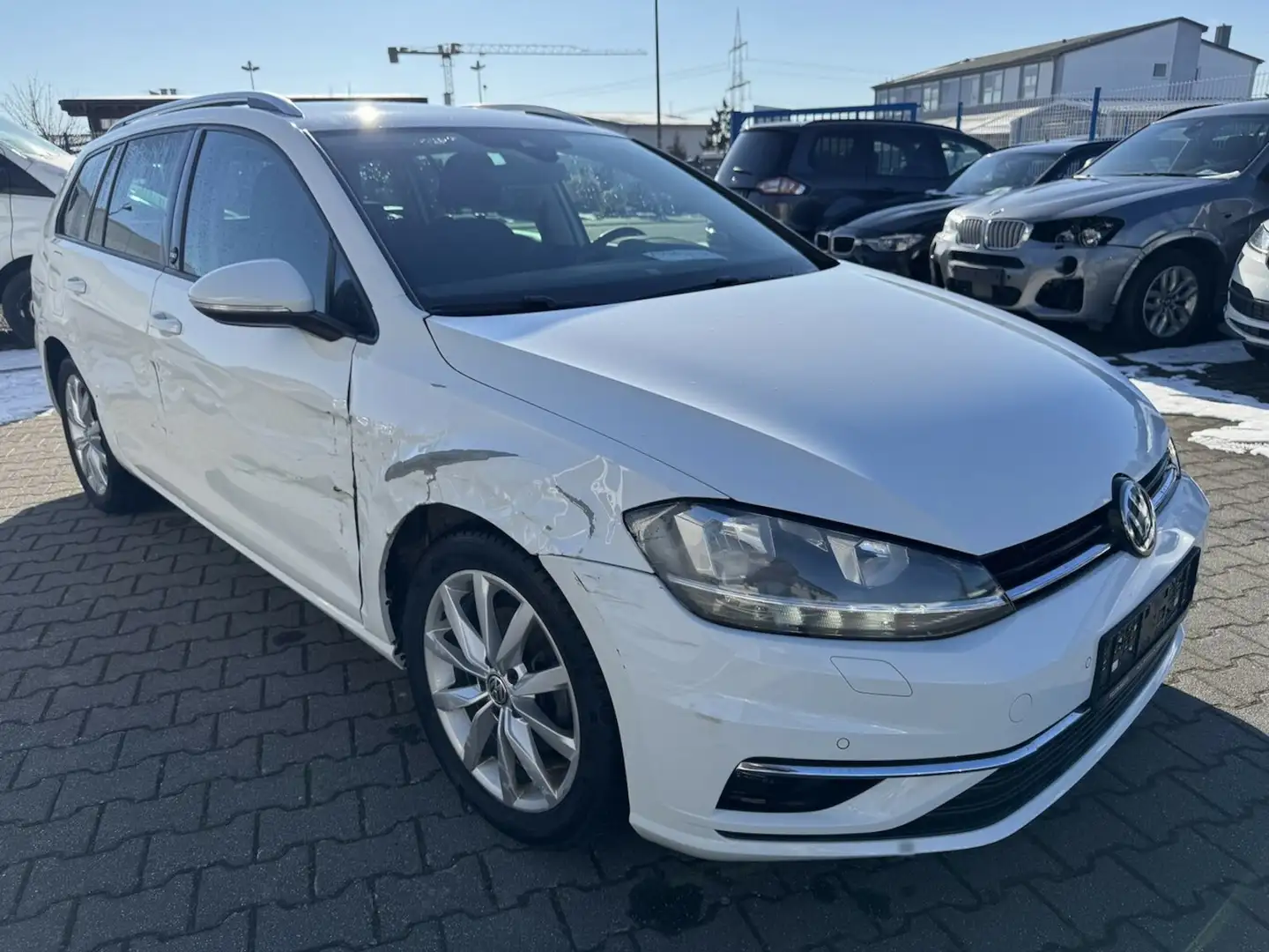 Volkswagen Golf Variant Sound Start-Stopp, 2.0 Diesel,DSG Wit - 1