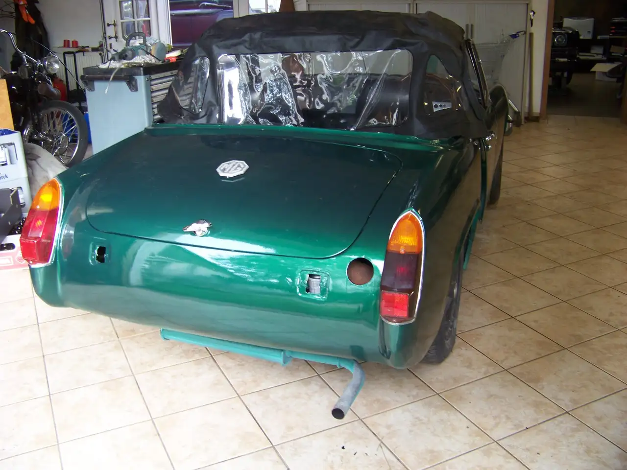 British Leyland MG Midget MK III von 1976 Rechtslenker Racer Umbau, foto 4