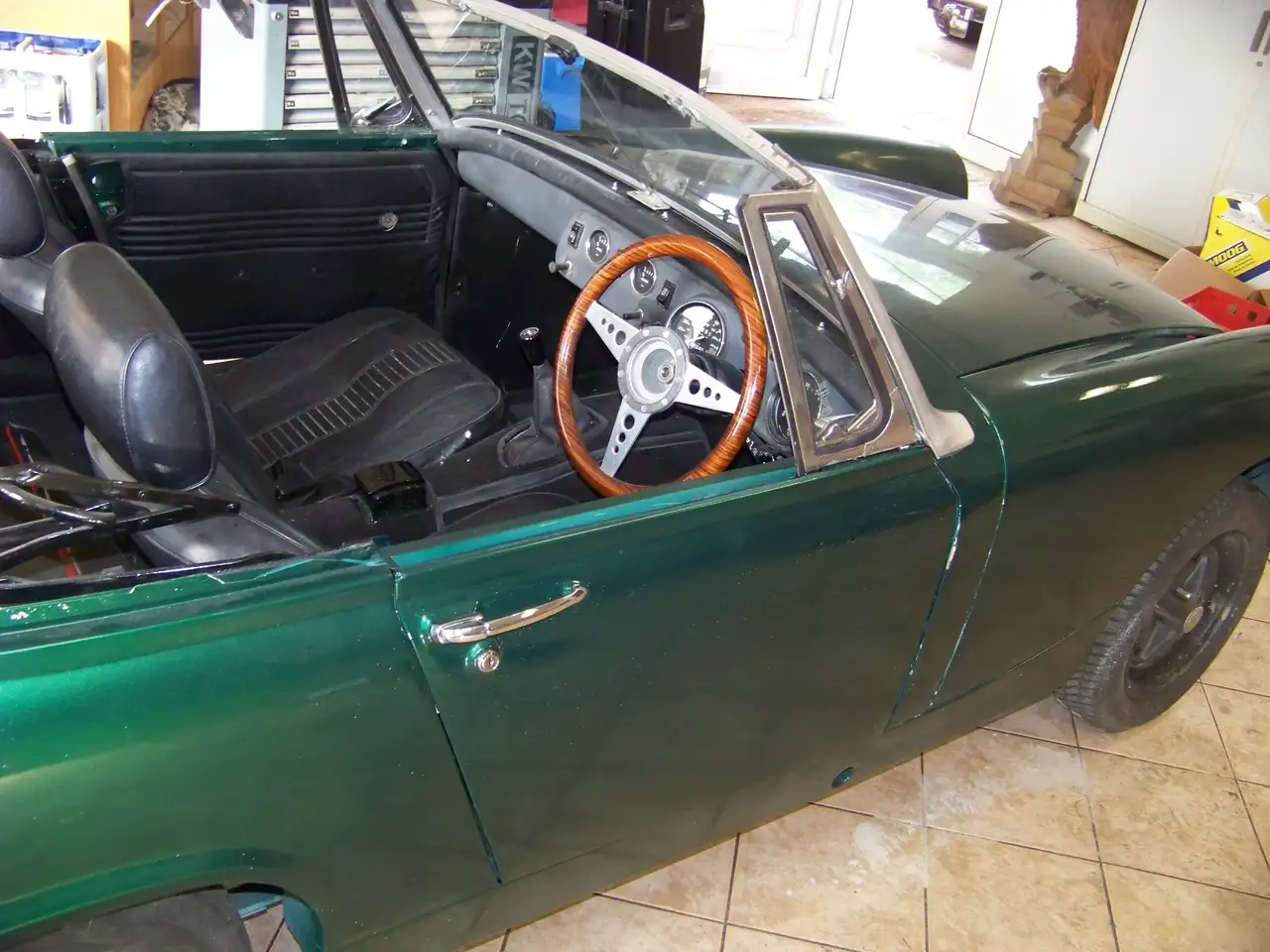 British Leyland MG Midget MK III von 1976 Rechtslenker Racer Umbau, foto 6