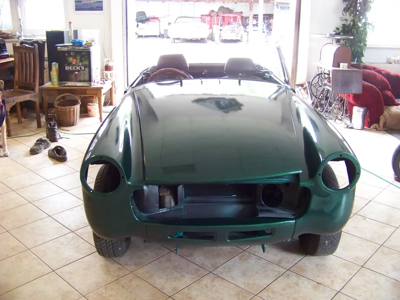 British Leyland MG Midget MK III von 1976 Rechtslenker Racer Umbau, foto 2
