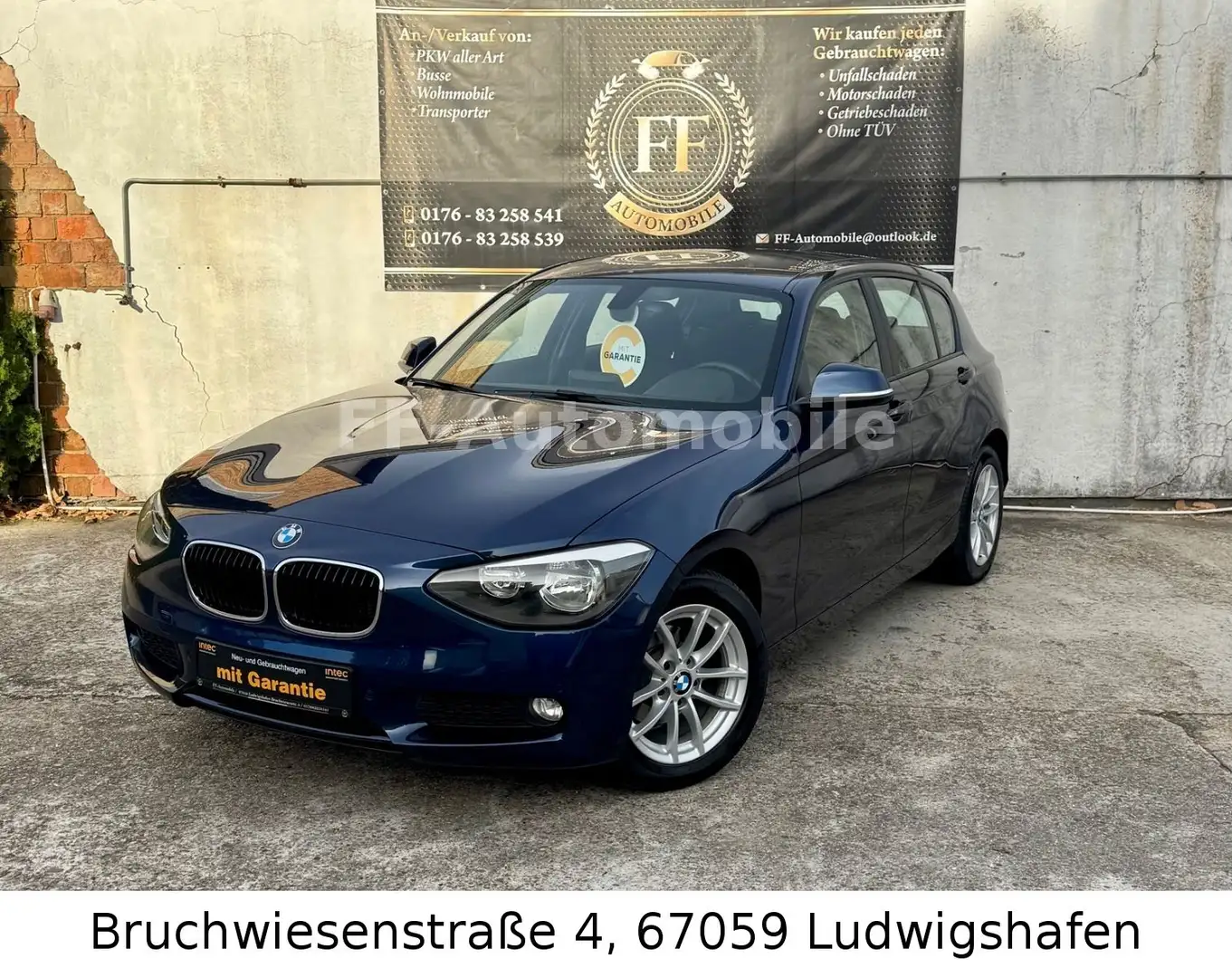 BMW 118 d *Automatik* 1Hand* Steuerkette Neu* Blau - 1