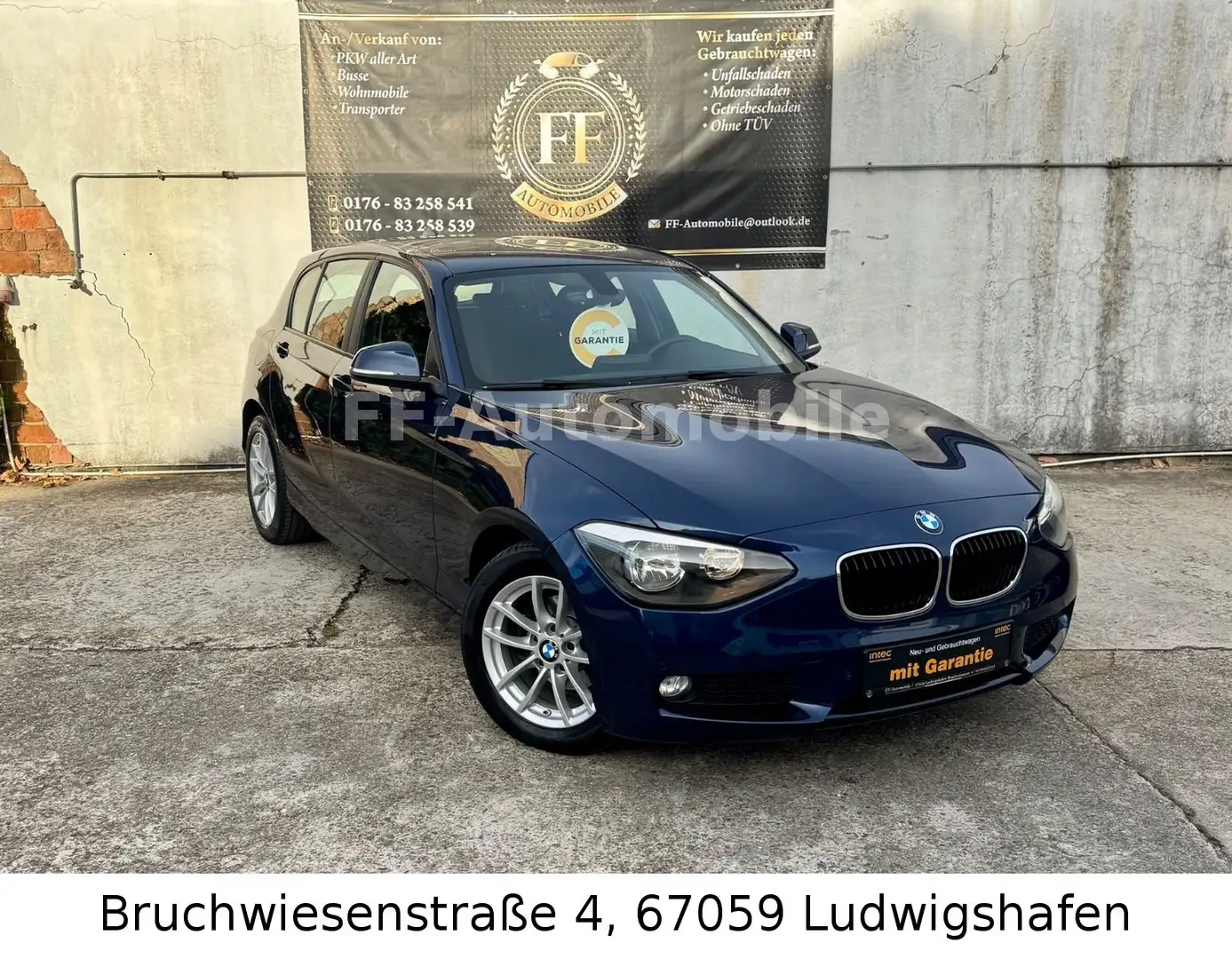 BMW 118 d *Automatik* 1Hand* Steuerkette Neu* Blau - 2