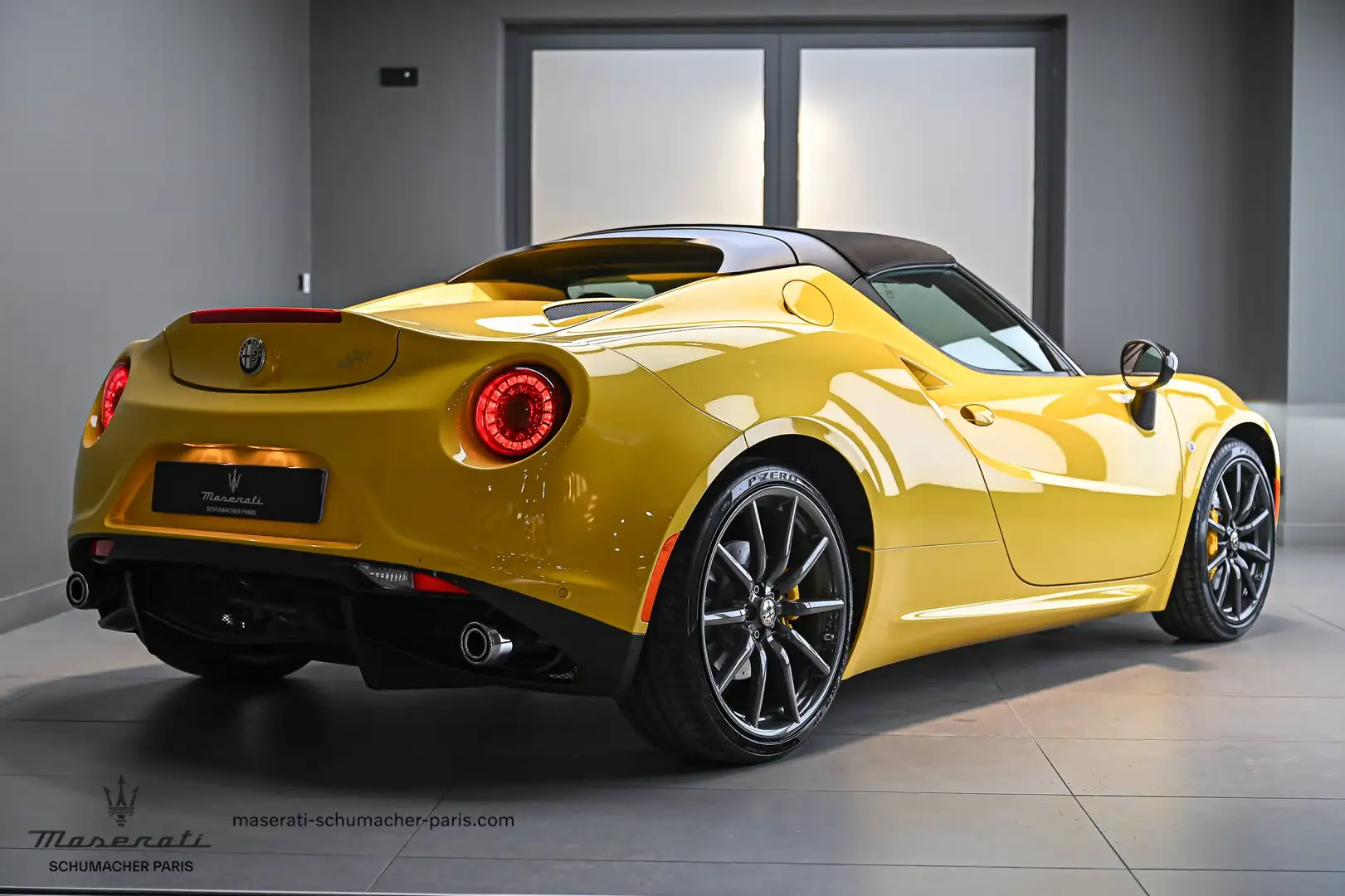 Alfa Romeo Spider 4C Spider 1750 Tbi 240 ch TCT Jaune - 2