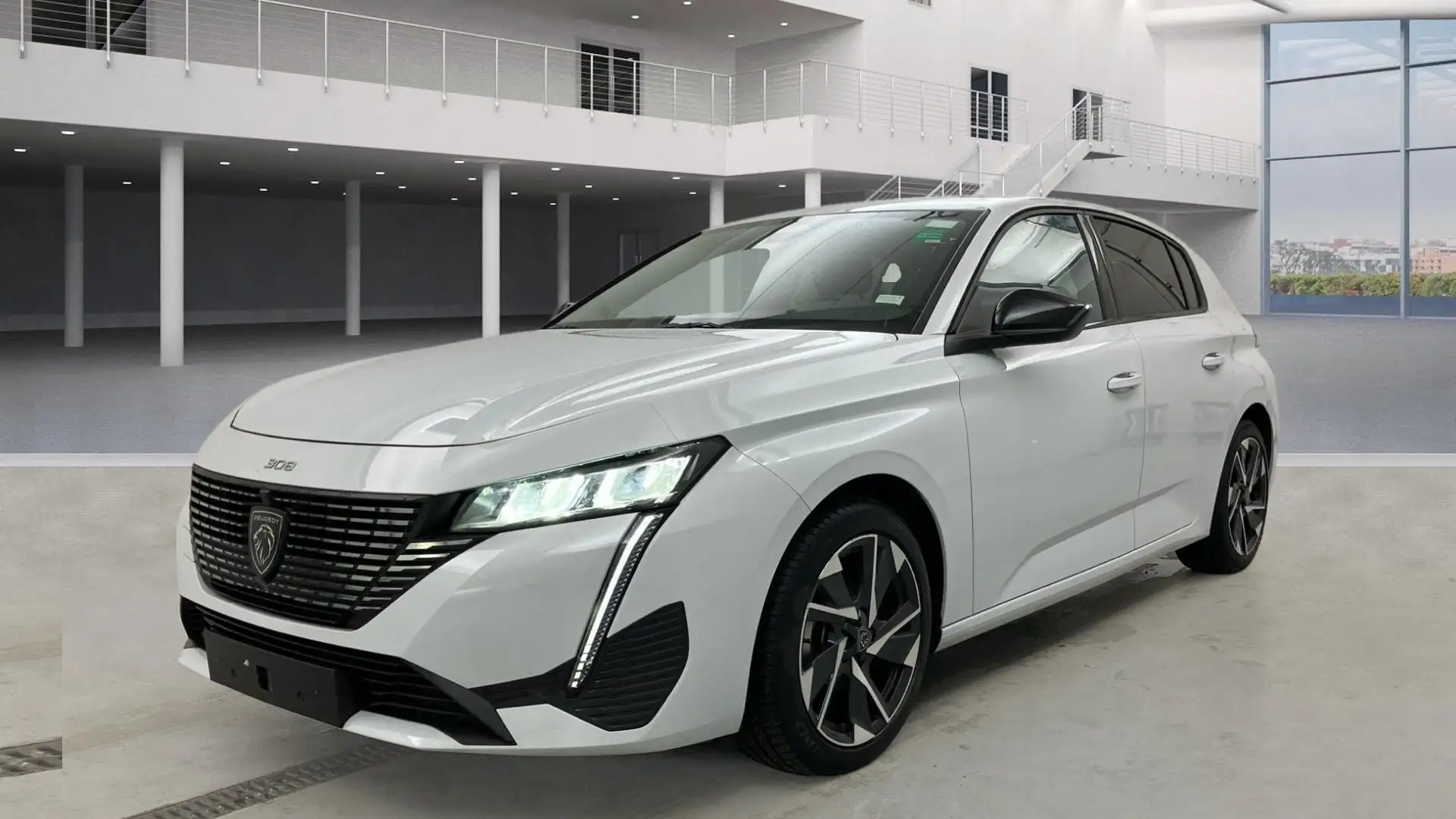 Peugeot 308 Allure Pack NAVI LED ACC PDC+Kamera Klimaautom. Weiß - 1