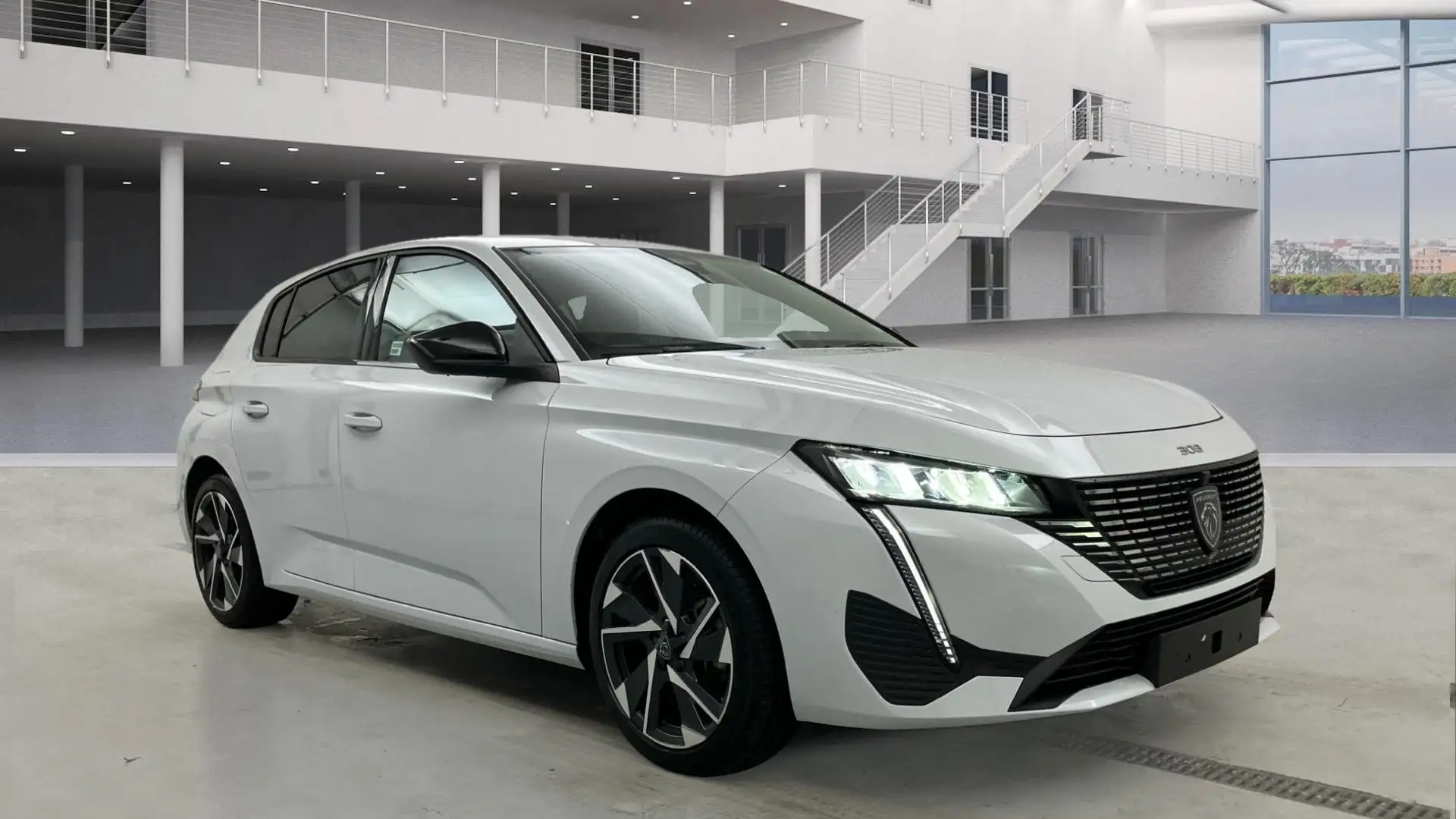 Peugeot 308 Allure Pack NAVI LED ACC PDC+Kamera Klimaautom. Weiß - 2