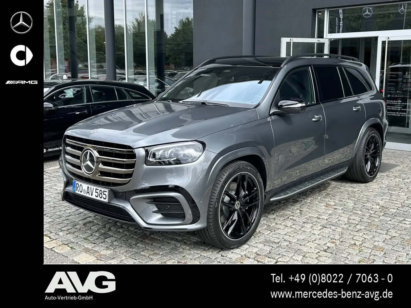 Mercedes-Benz GLS 450 GLS 450 d 4M AMG Premium+ Pano HuD AHK Massage LED Gris - 1