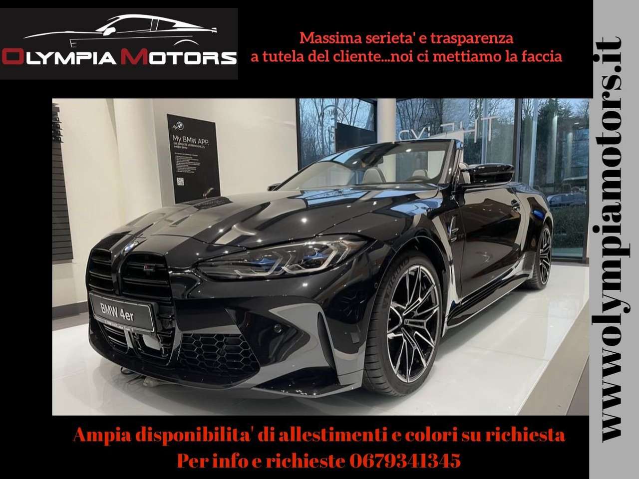 BMW M4 CABRIO XD COMPETI. CURVED DISPLAY LASER H&K CARBON