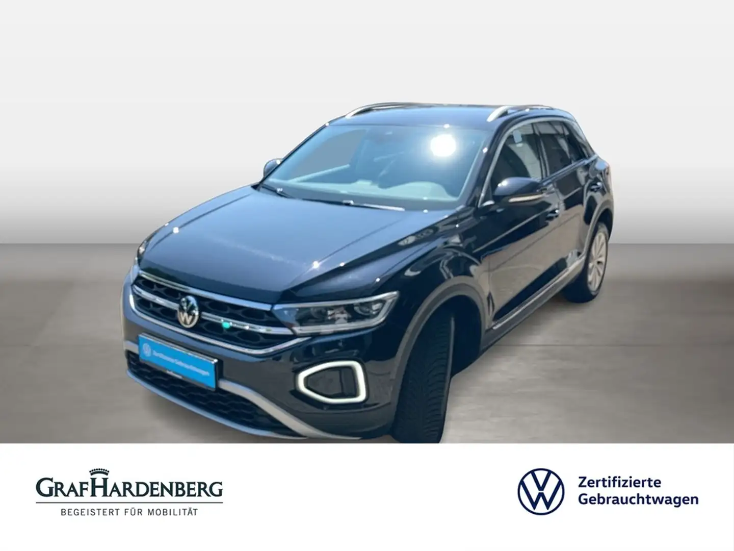 Volkswagen T-Roc Style 1.5 TSI DSG Navi AHK LED Schwarz - 1