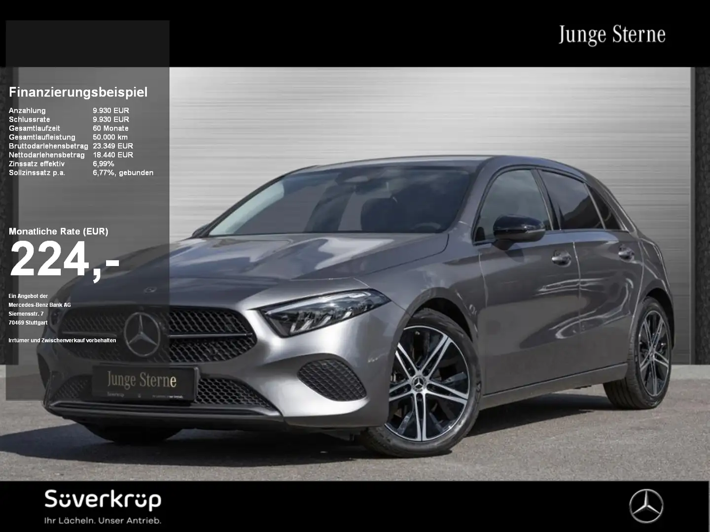Mercedes-Benz A 200 , PROGRESSIVE NIGHT SPUR KAMERA PDC SHZ Grau - 1