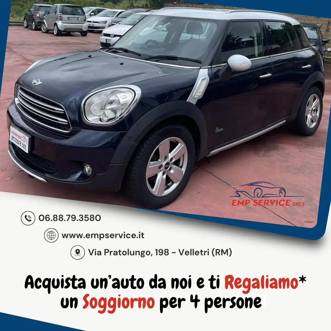 MINI Cooper D Countryman 2.0 all4 auto E6 Bleu - 1