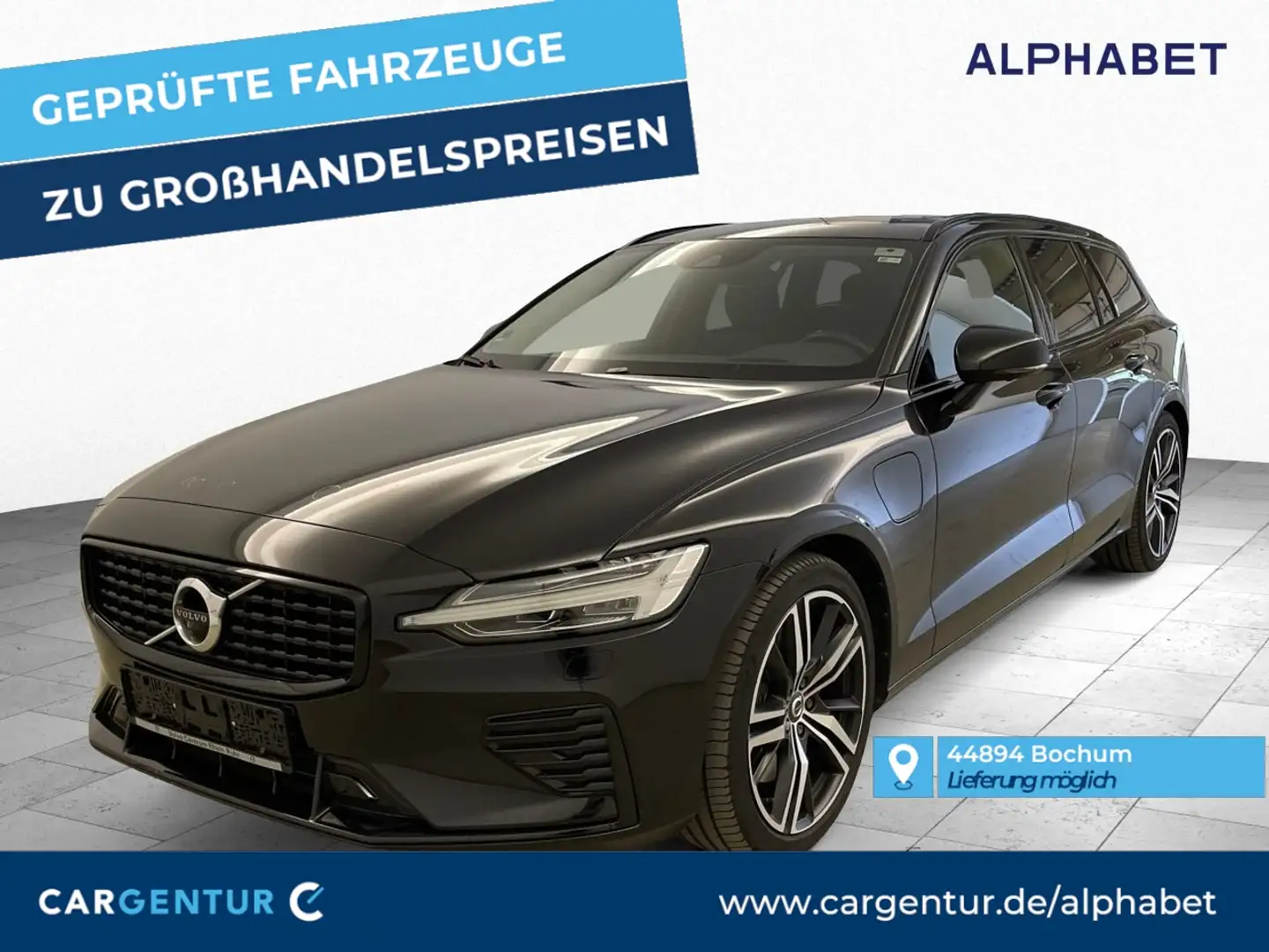 Volvo V60 V 60 T6 Twin Engine AWD R Design Expression Schwarz - 1