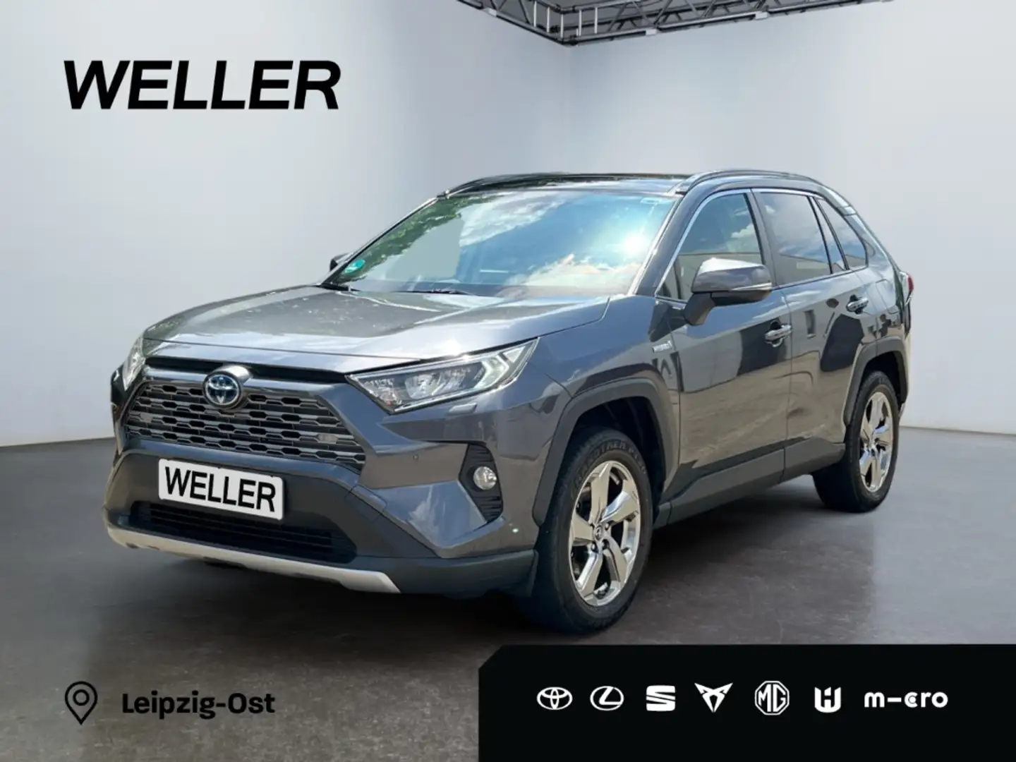 Toyota RAV 4 2.5 4x2 Hybrid Club *AHK*Leder*Pano*el Heck* Grau - 1