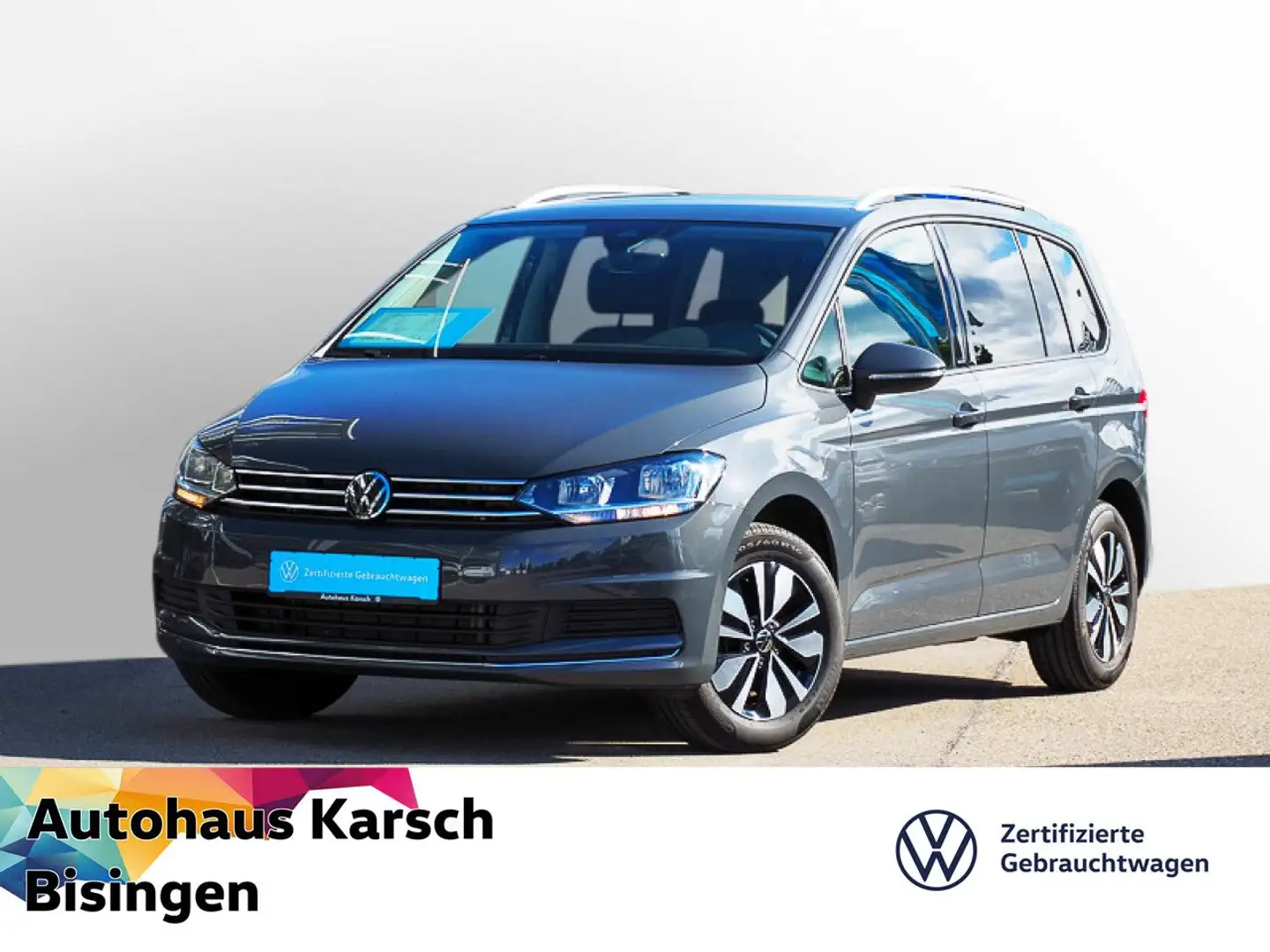 Volkswagen Touran 1.5 TSI Move KEYLESS, NAVI Bluetooth Klima Grau - 1