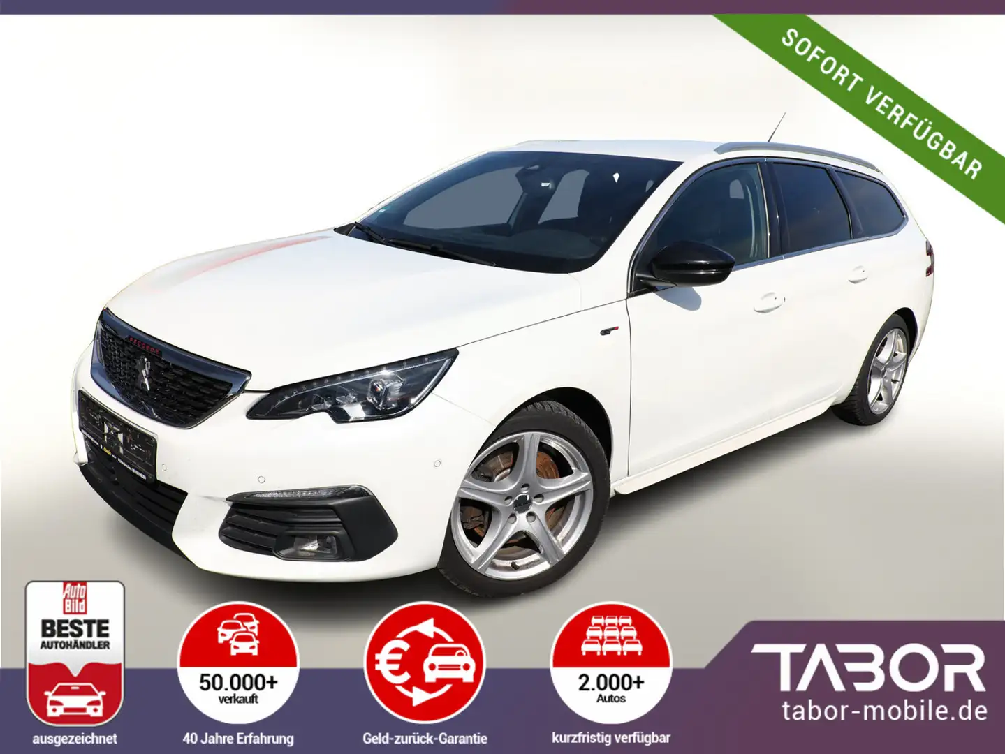 Peugeot 308 SW 1.6 PT 225 Aut. GT Safety+ Denon LED Nav Weiß - 1