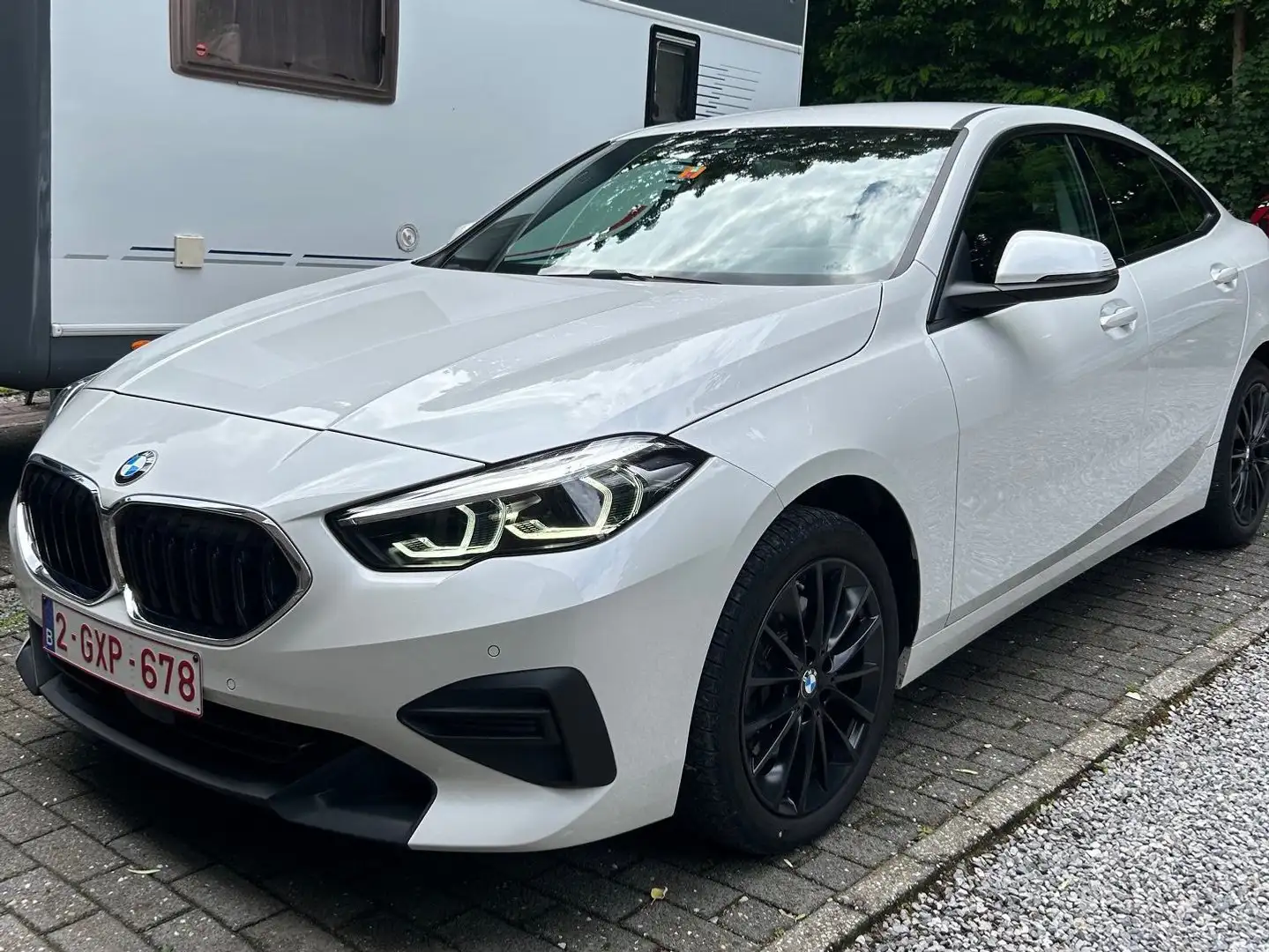 BMW 218 218i Gran Coupe Aut. Sport Line Blanc - 1