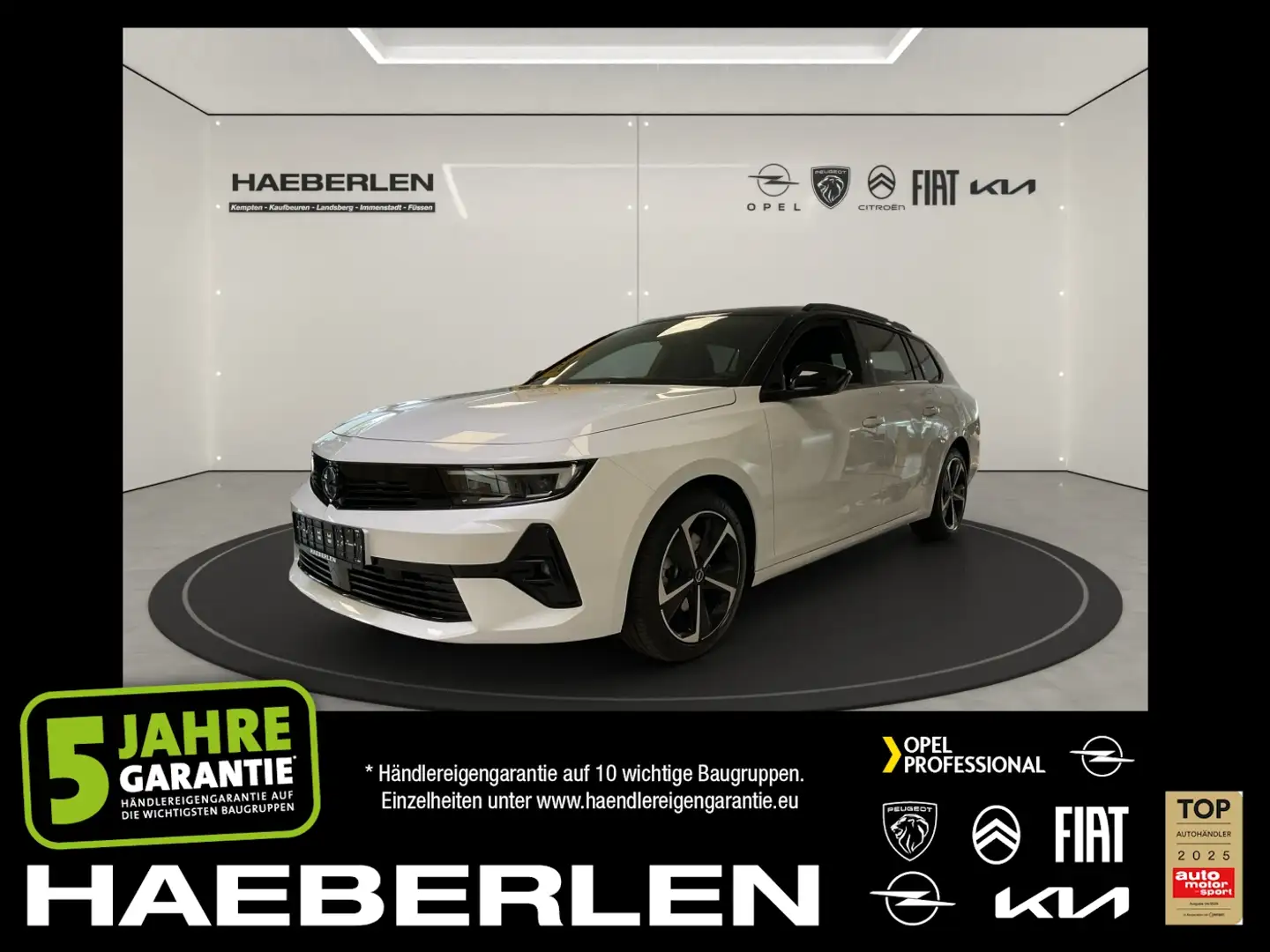 Opel Astra L ST 1.2Turbo GS *Abstandswarner+Tempomat* Weiß - 1