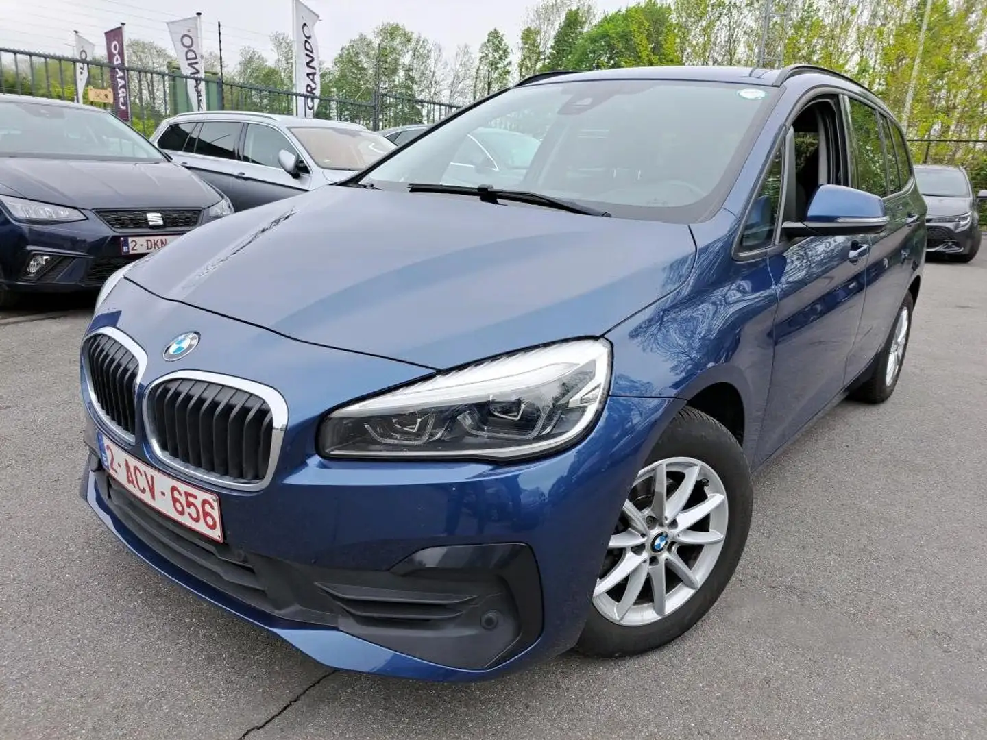 BMW 216 FACELIFT - LED, Cuir, GPS, Bleuto., Attach.Remor Bleu - 2